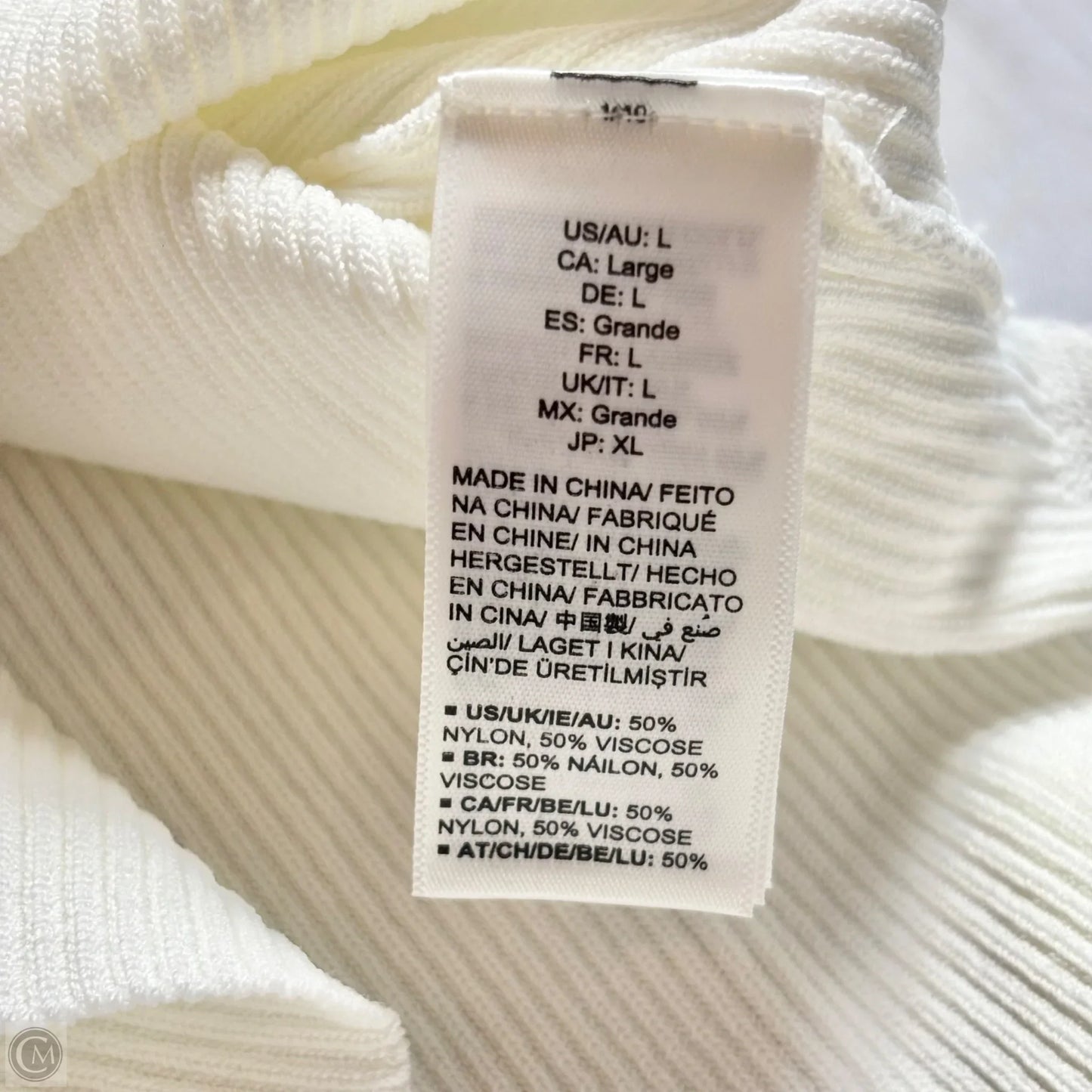 Dress Casual Midi By The Drop In White, Size: L