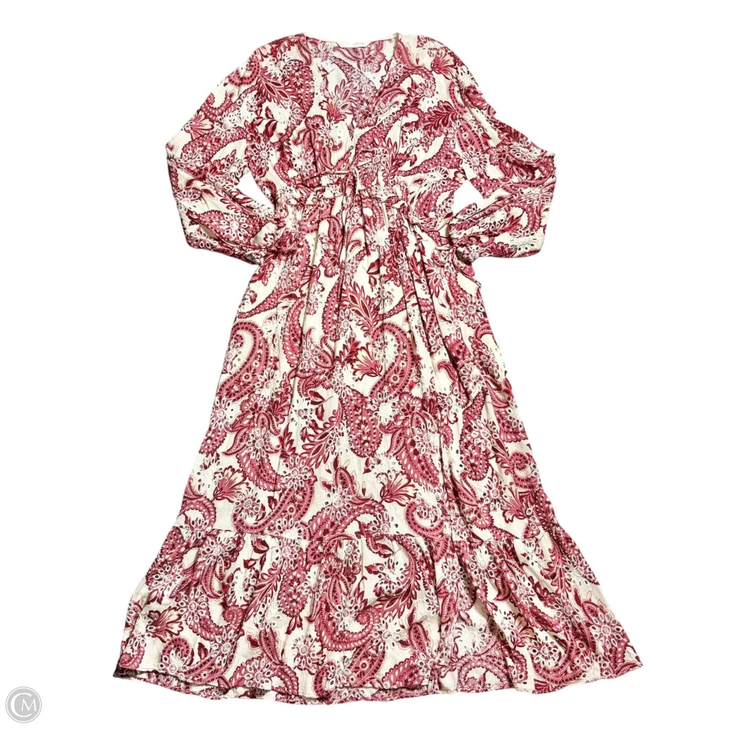 Dress Casual Maxi By Zara In Floral Print, Size: M