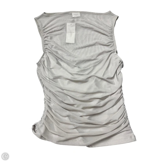 Top Sleeveless By Abercrombie And Fitch In Beige, Size: S
