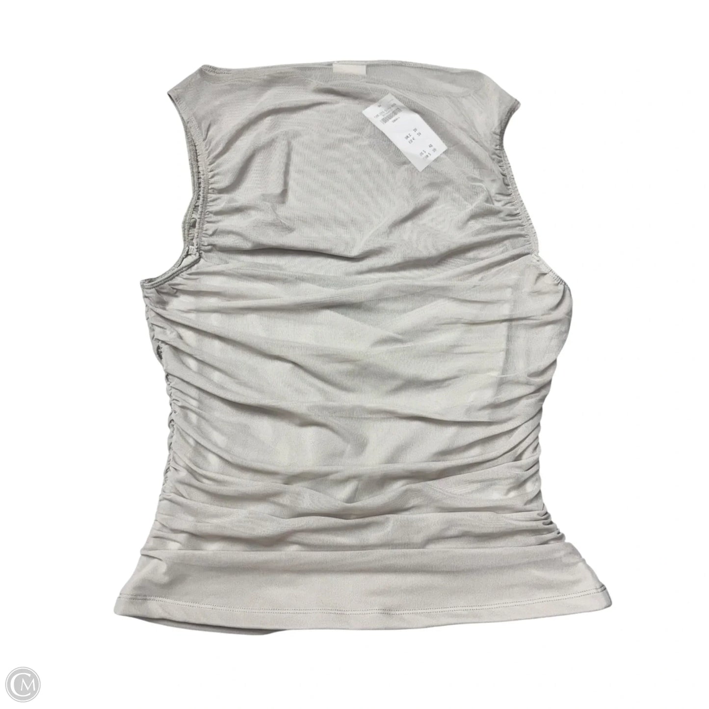 Top Sleeveless By Abercrombie And Fitch In Beige, Size: S