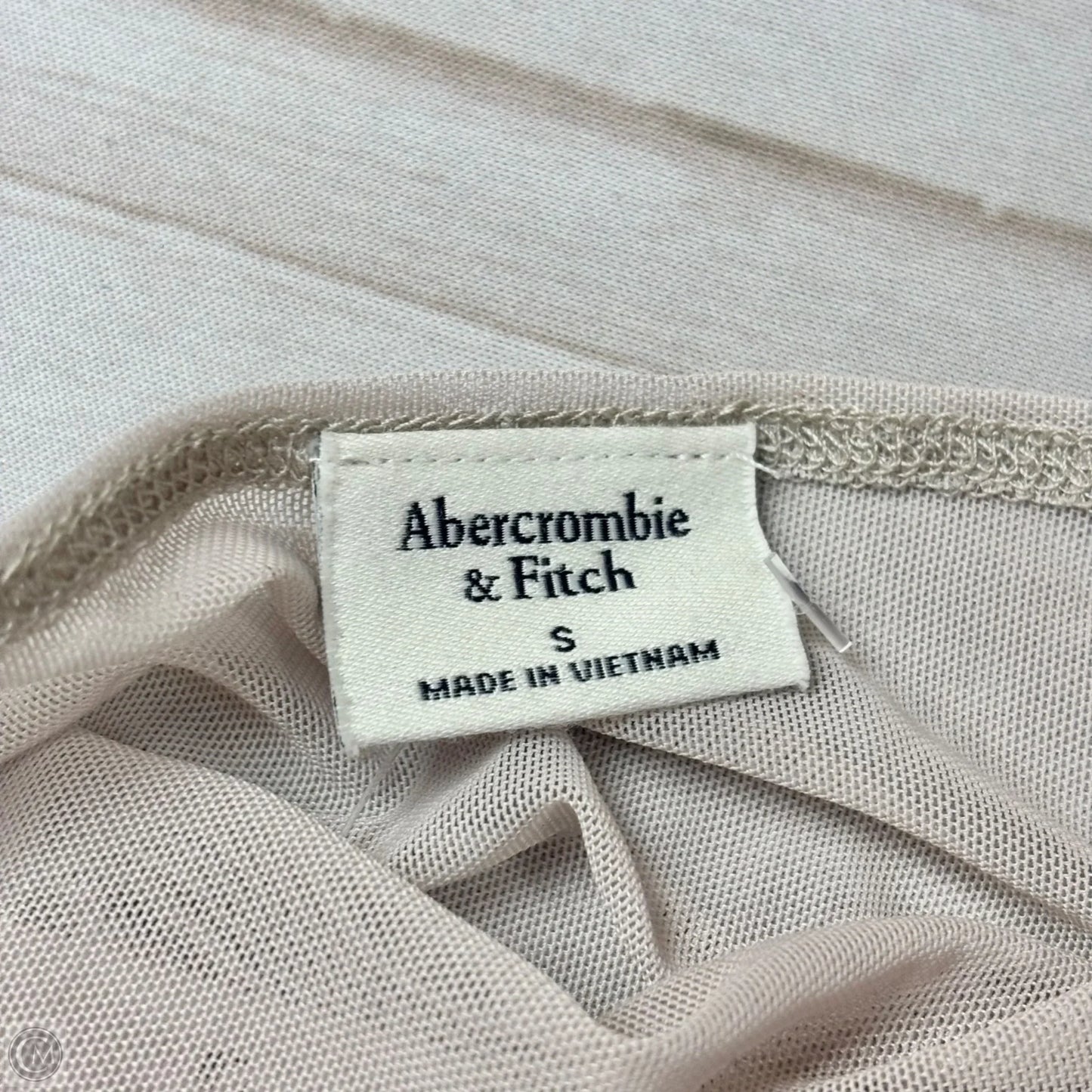 Top Sleeveless By Abercrombie And Fitch In Beige, Size: S