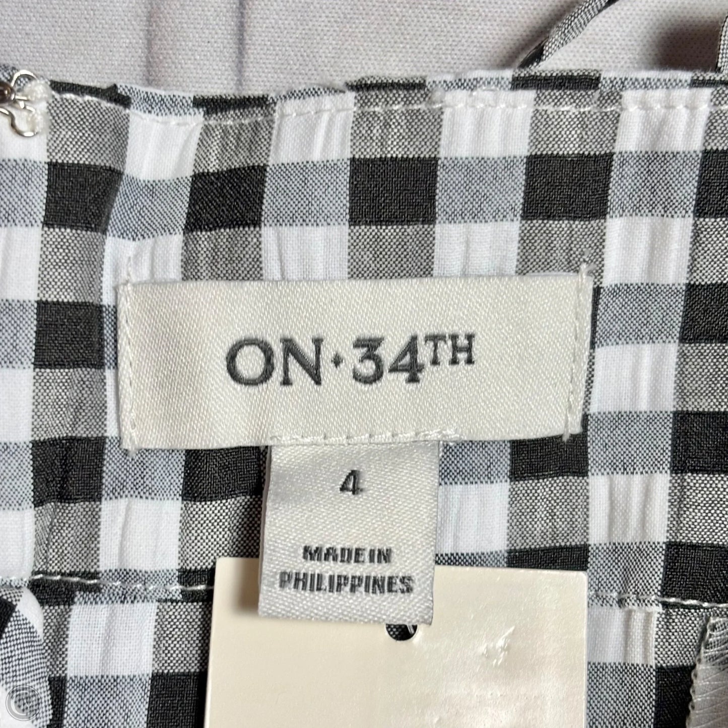 Dress Casual Midi By On 34th In Black & White, Size: S