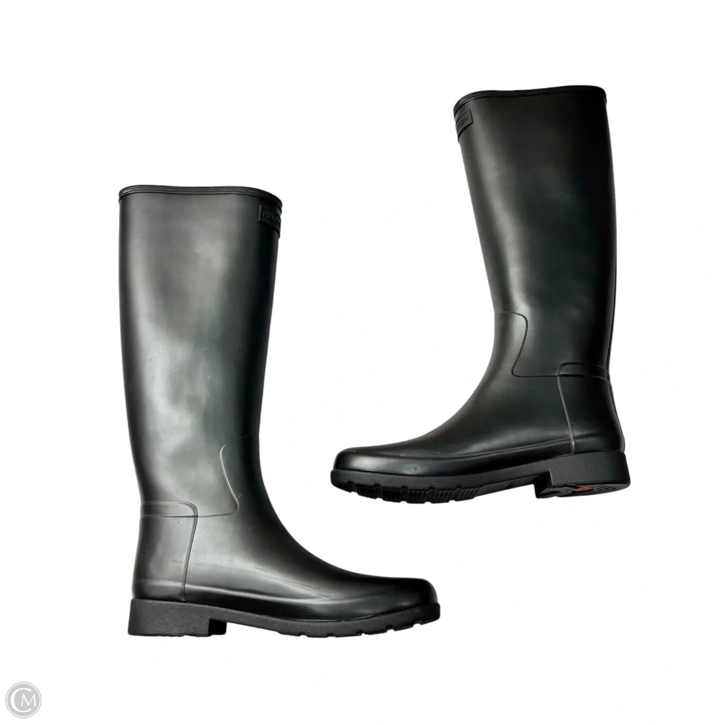 Boots Rain By Hunter In Black, Size: 9