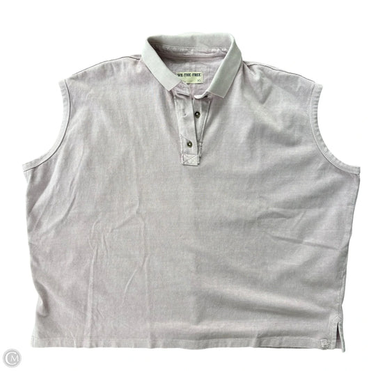 Top Sleeveless By Free People In Purple, Size: Xs