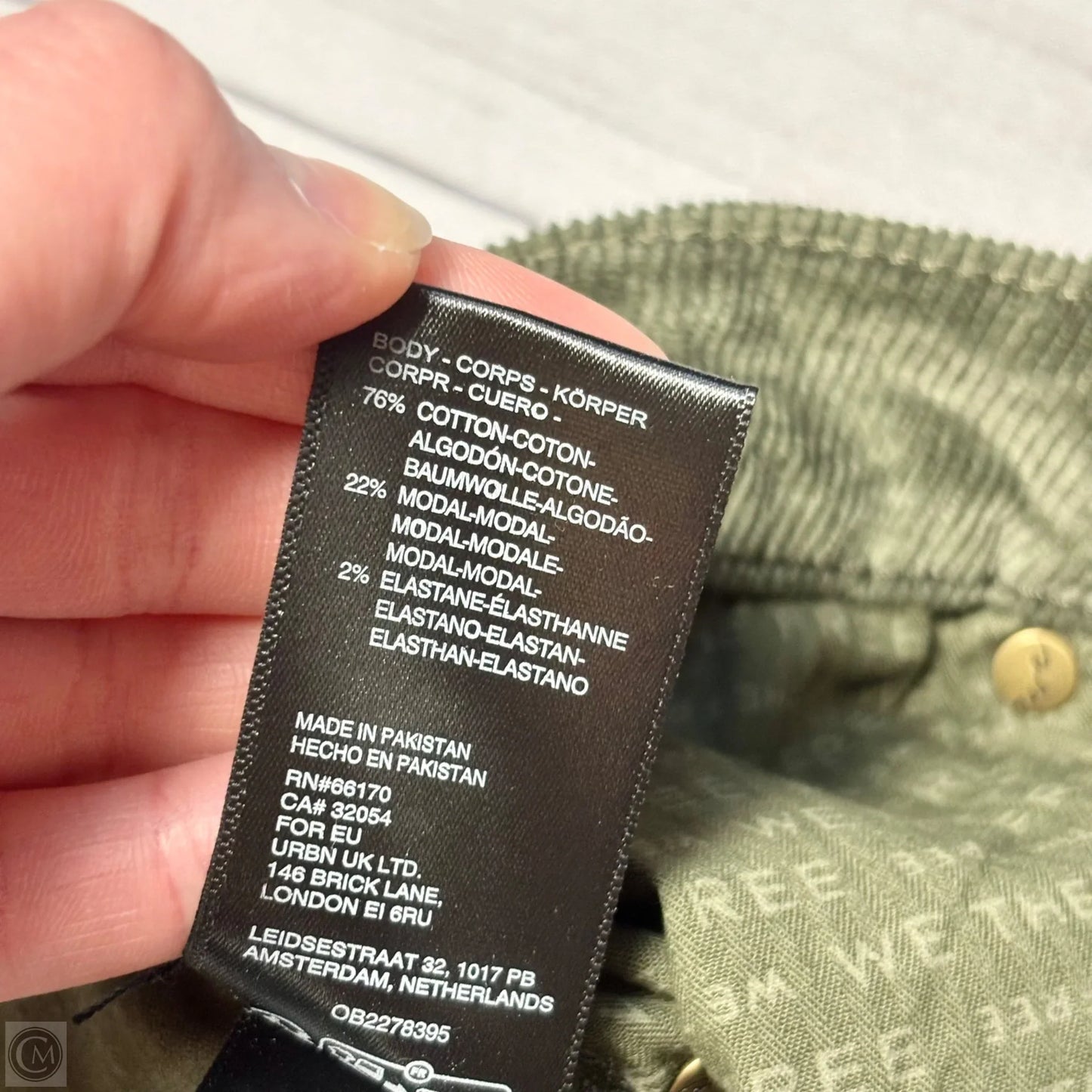 Pants Corduroy By We The Free In Green, Size: 6