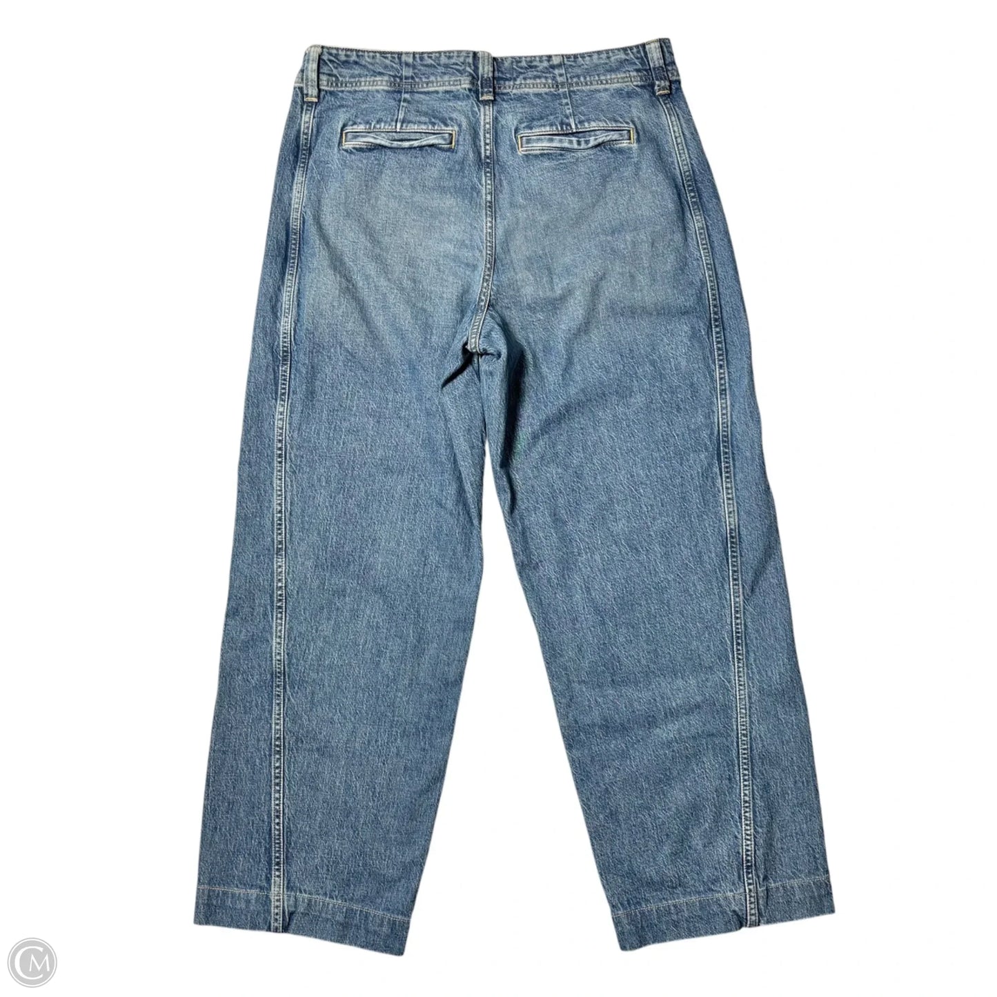 Jeans Wide Leg By Madewell In Blue Denim, Size: 12