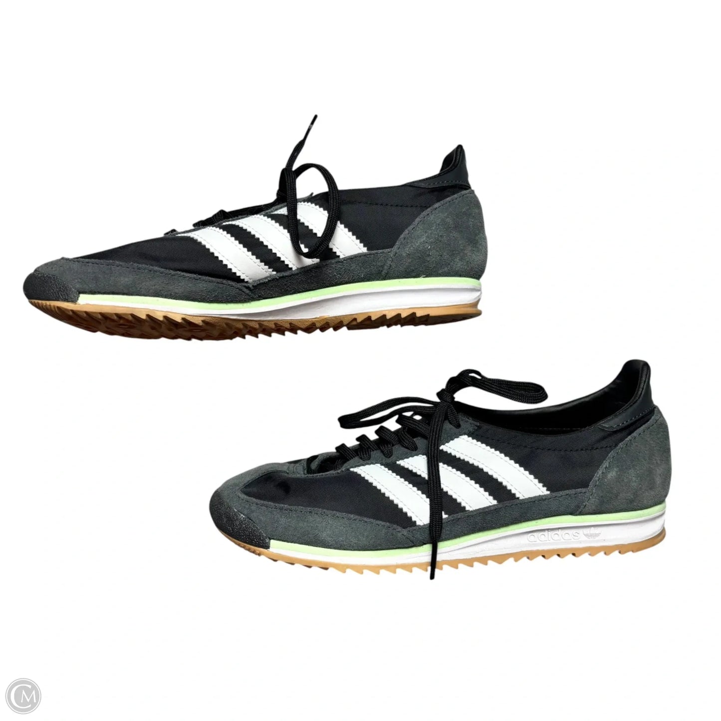 Shoes Sneakers By Adidas In Black & Grey, Size: 7.5