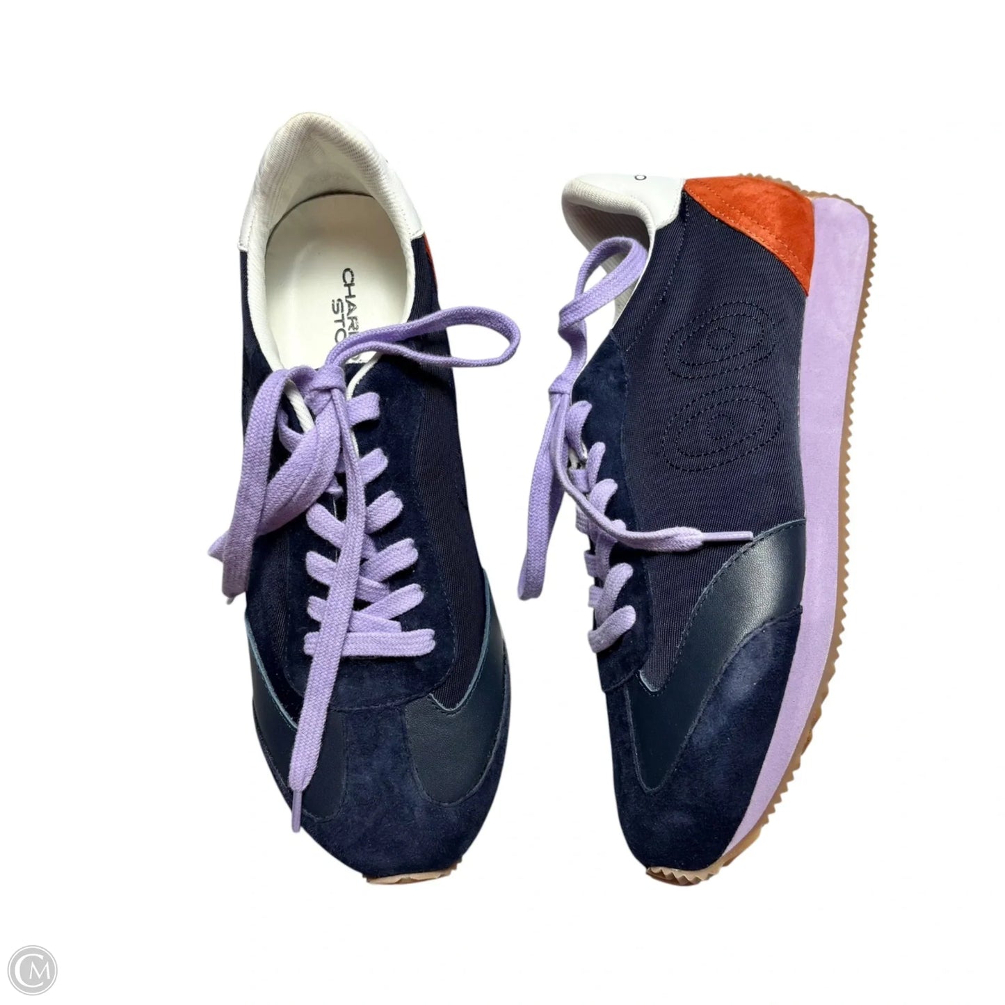Shoes Sneakers By Charlotte Stone In Navy, Size: 7