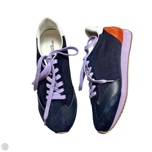 Shoes Sneakers By Charlotte Stone In Navy, Size: 7