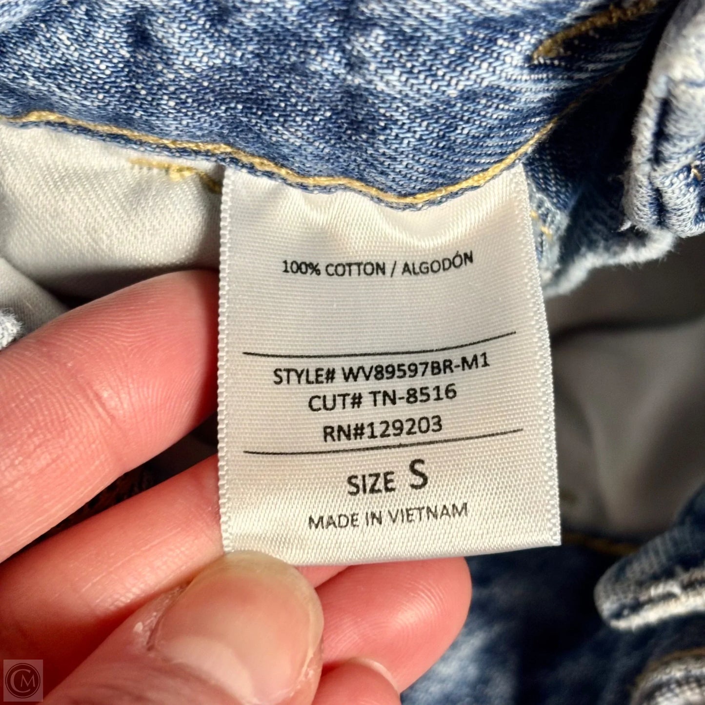 Overalls By Cello In Blue Denim, Size: S