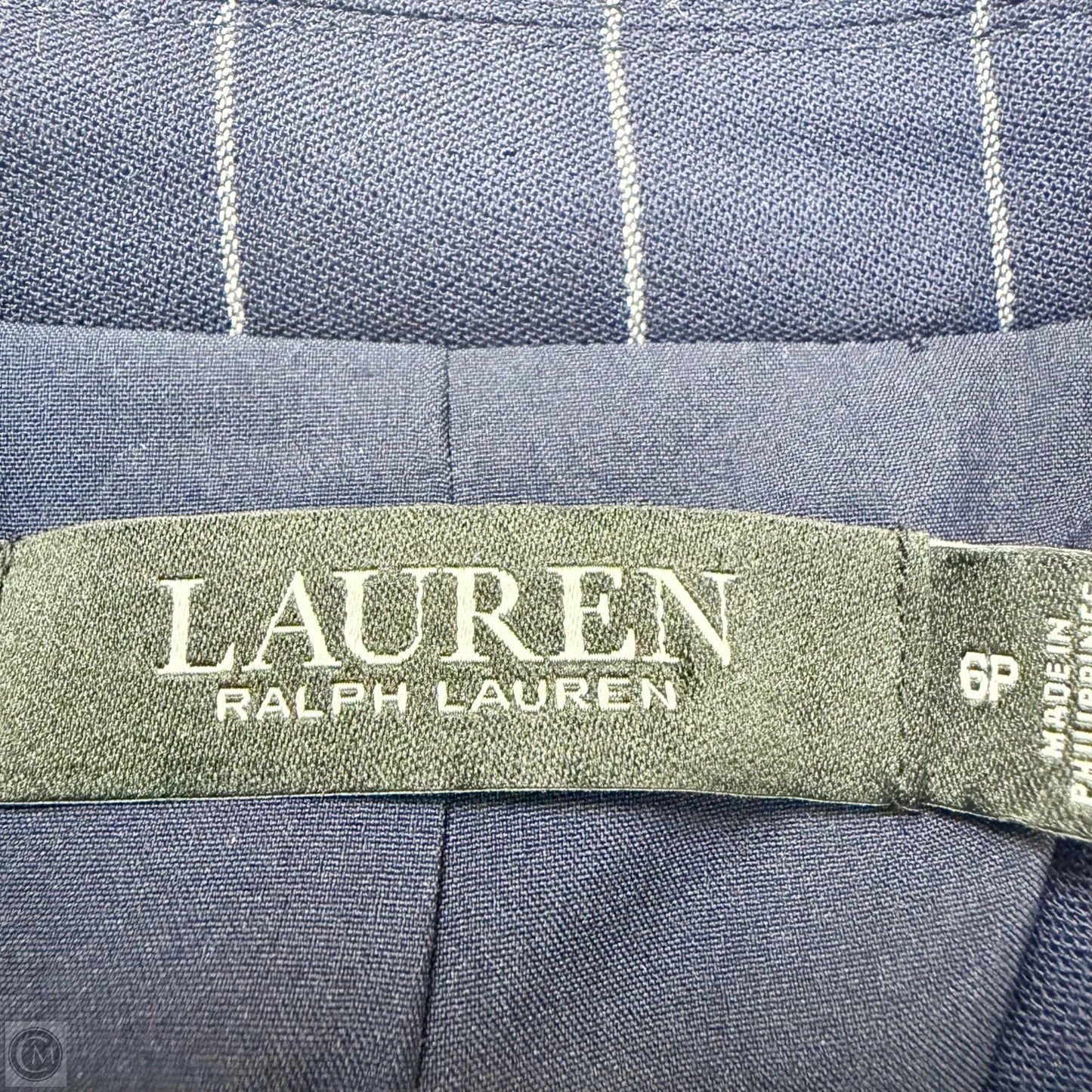 Blazer By Lauren By Ralph Lauren In Striped Pattern, Size: Sp