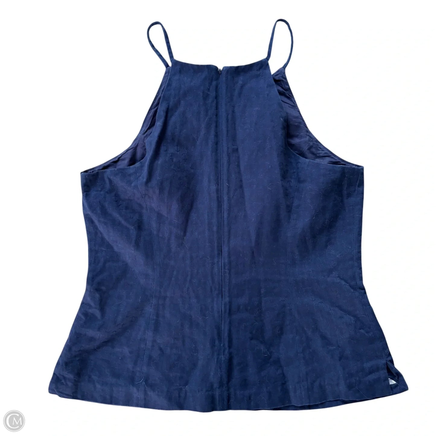 Top Sleeveless Designer By Lilly Pulitzer In Navy, Size: L