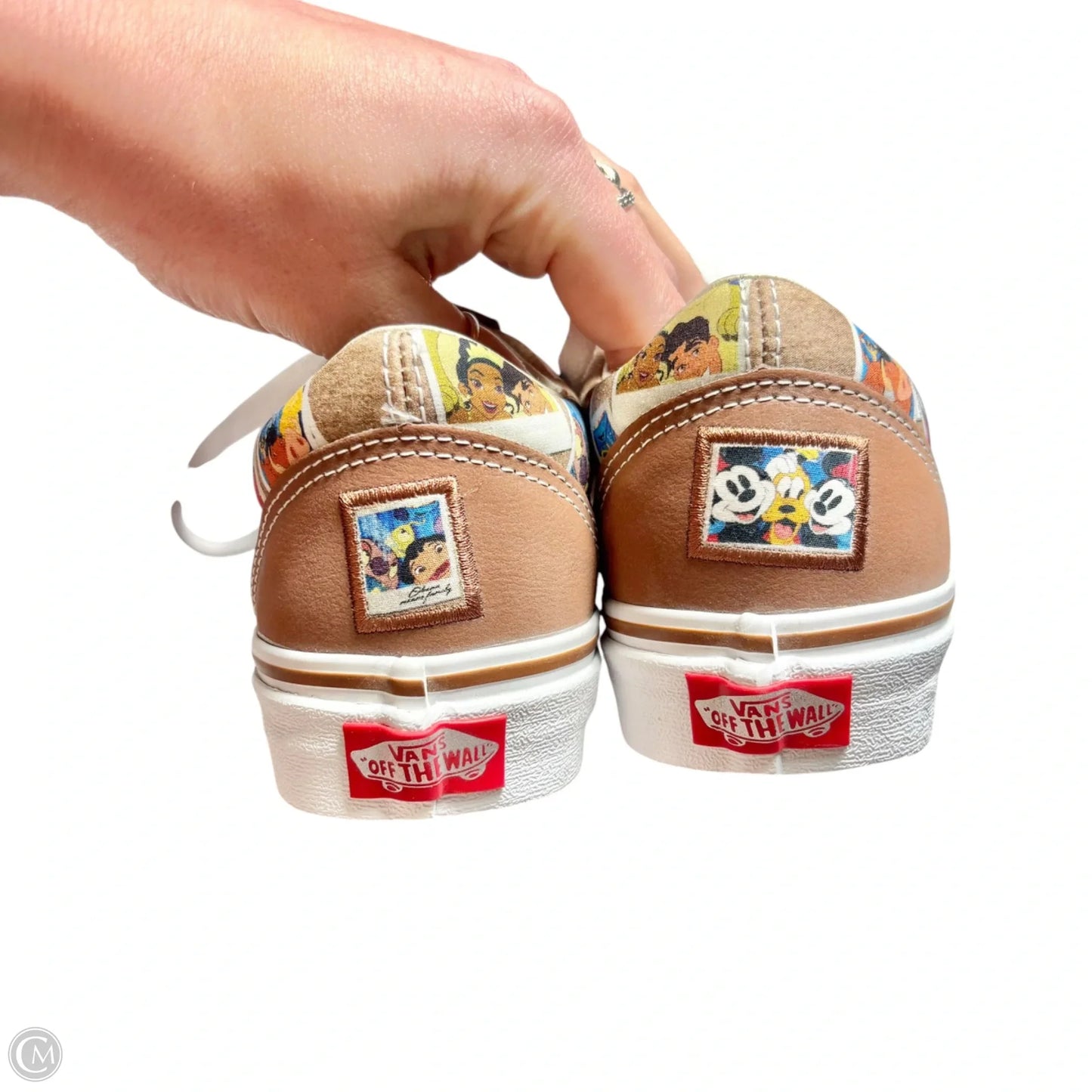 Shoes Sneakers By Vans In Brown, Size: 7