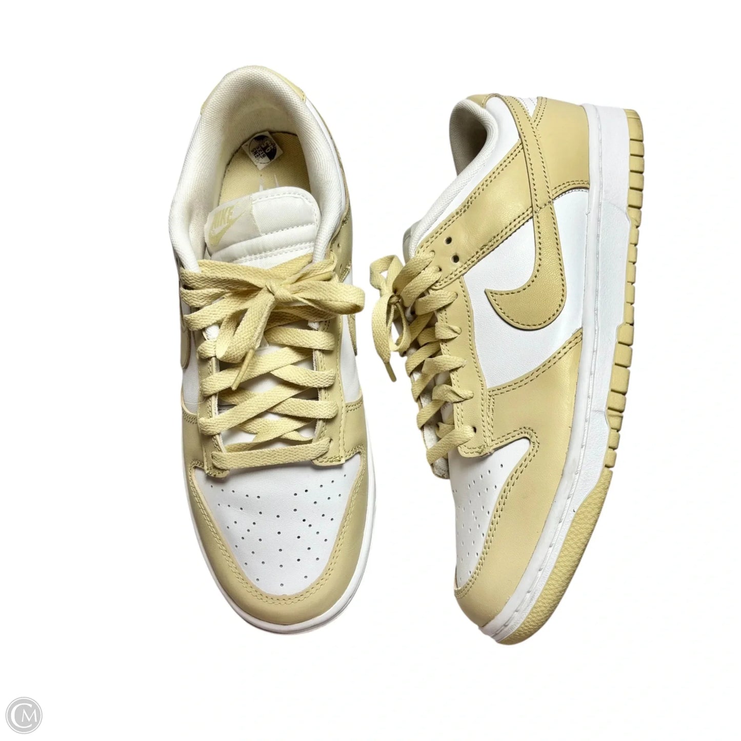 Shoes Sneakers By Nike In Tan & White, Size: 11.5