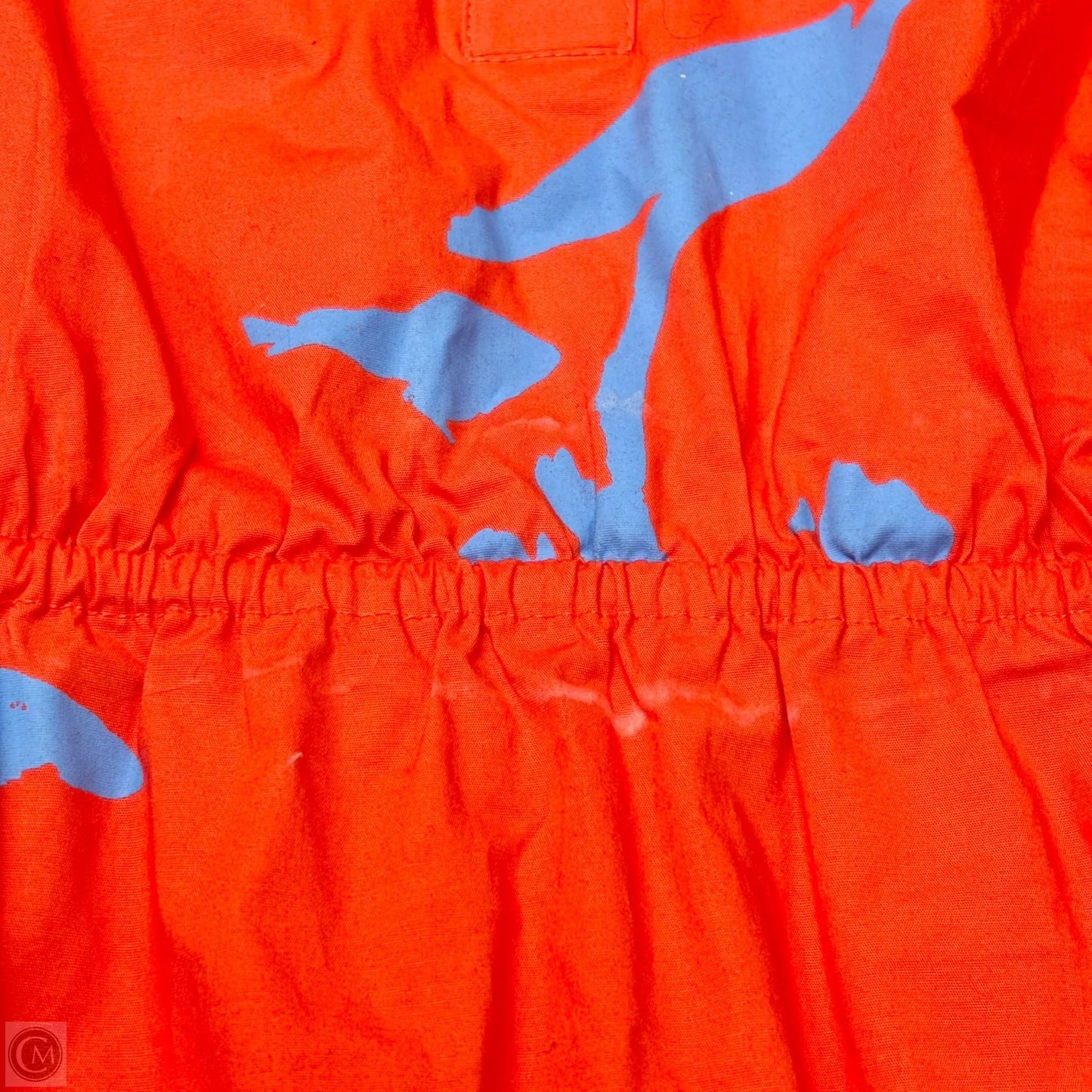Dress Designer By Tory Burch In Blue & Orange, Size: S