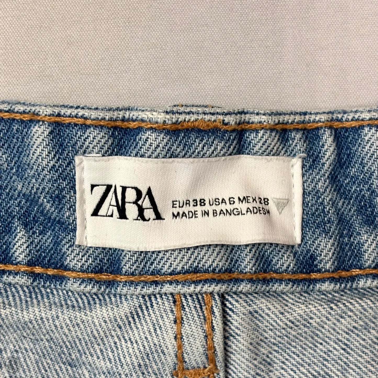 Shorts By Zara In Blue Denim, Size: 6