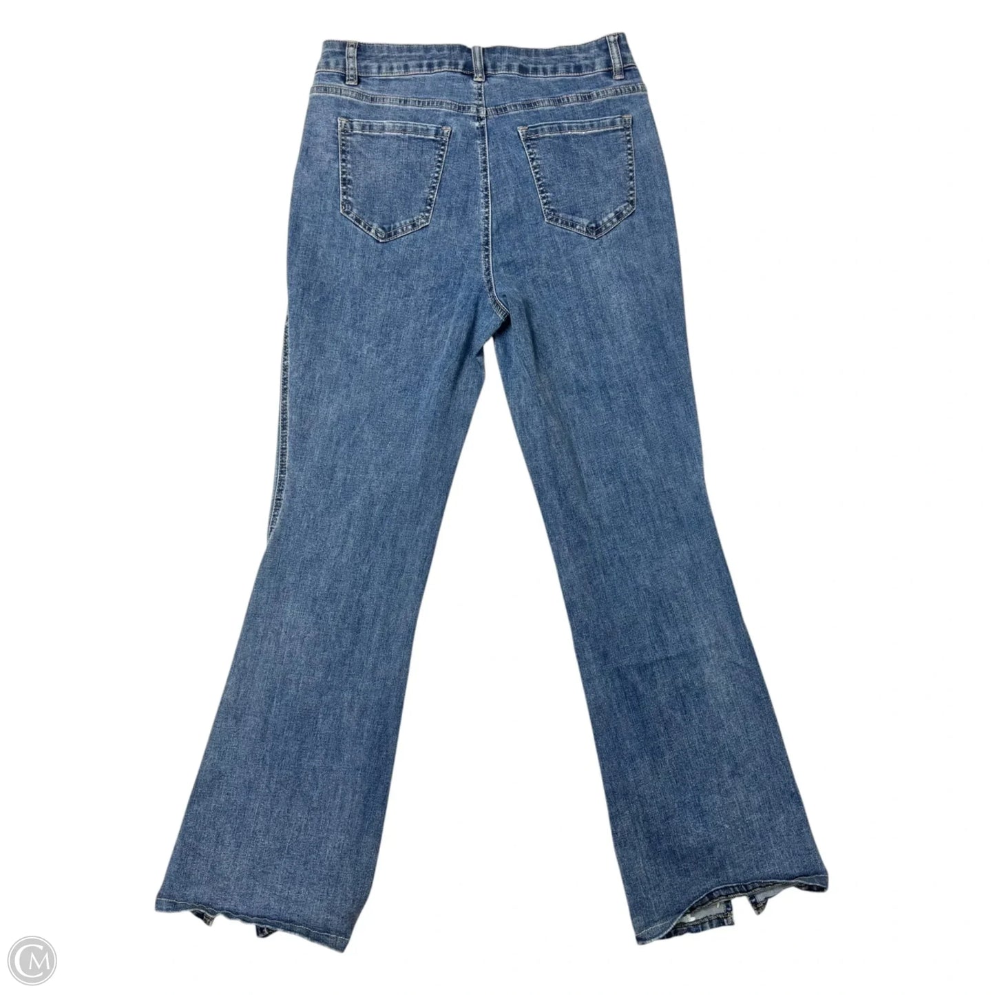 Jeans Boot Cut By Charlie B In Blue Denim, Size: 8
