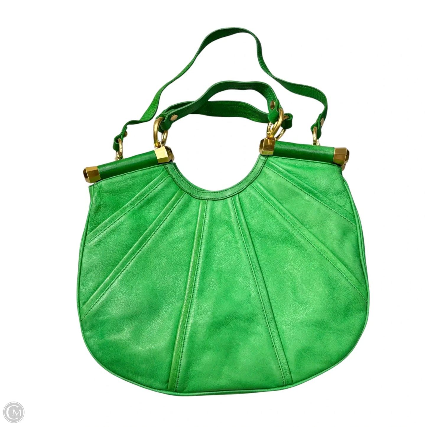 Handbag Leather By B. Makowsky, Size: Medium