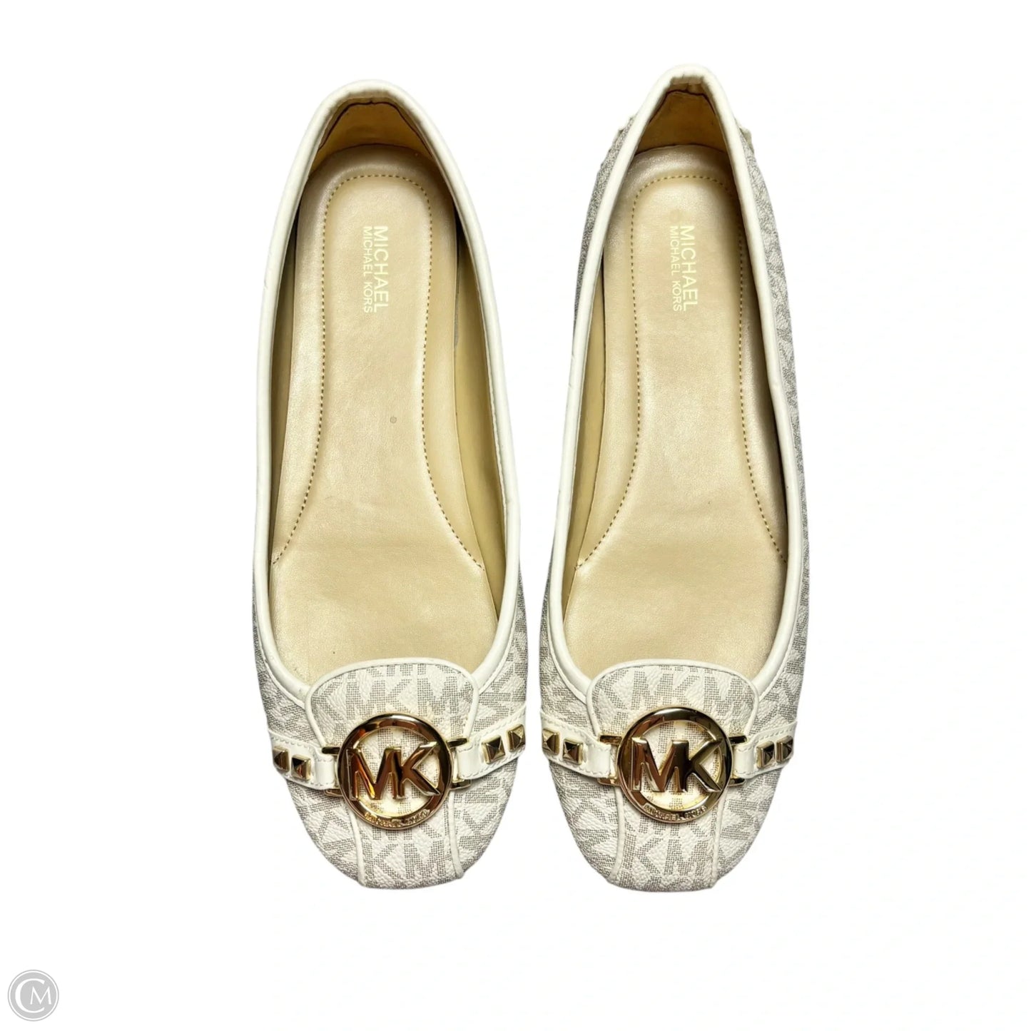 Shoes Flats By Michael By Michael Kors In White, Size: 10