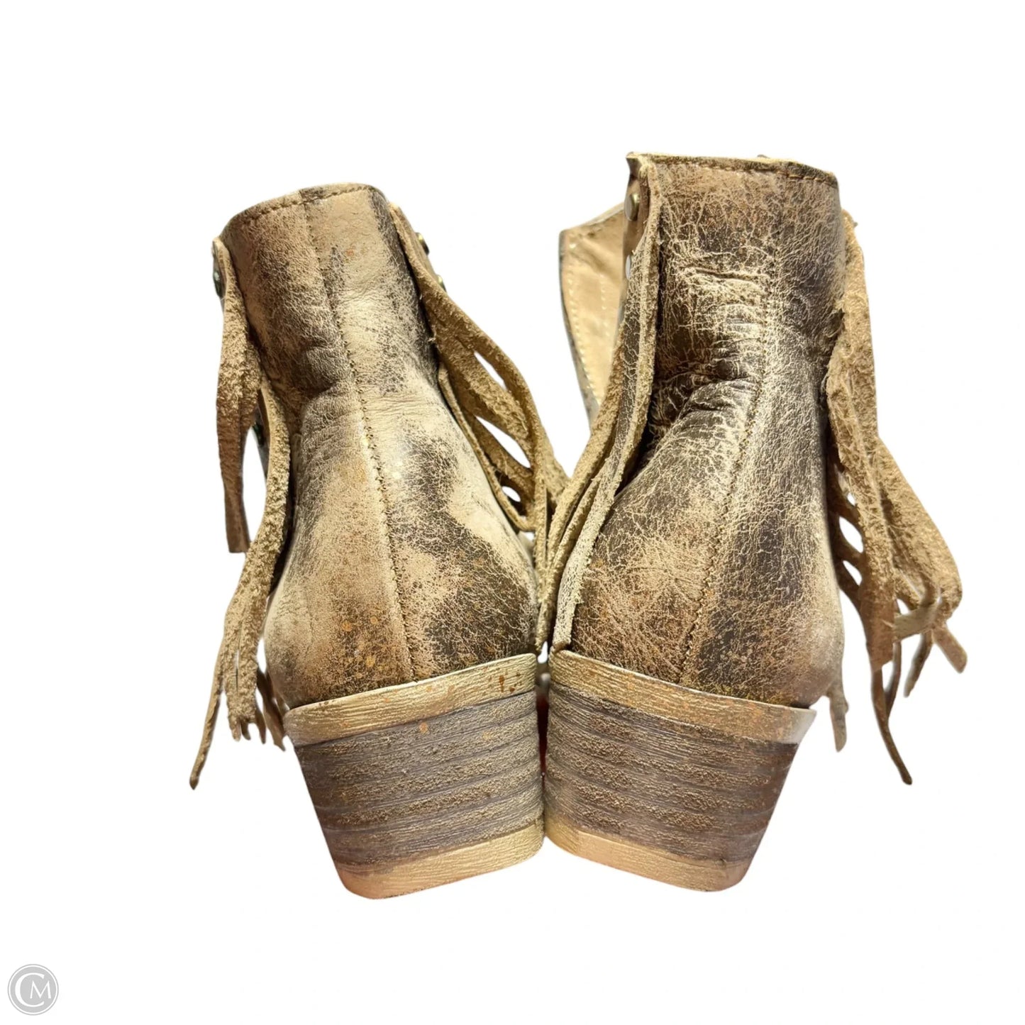 Boots Leather By Corral In Brown, Size: 5.5