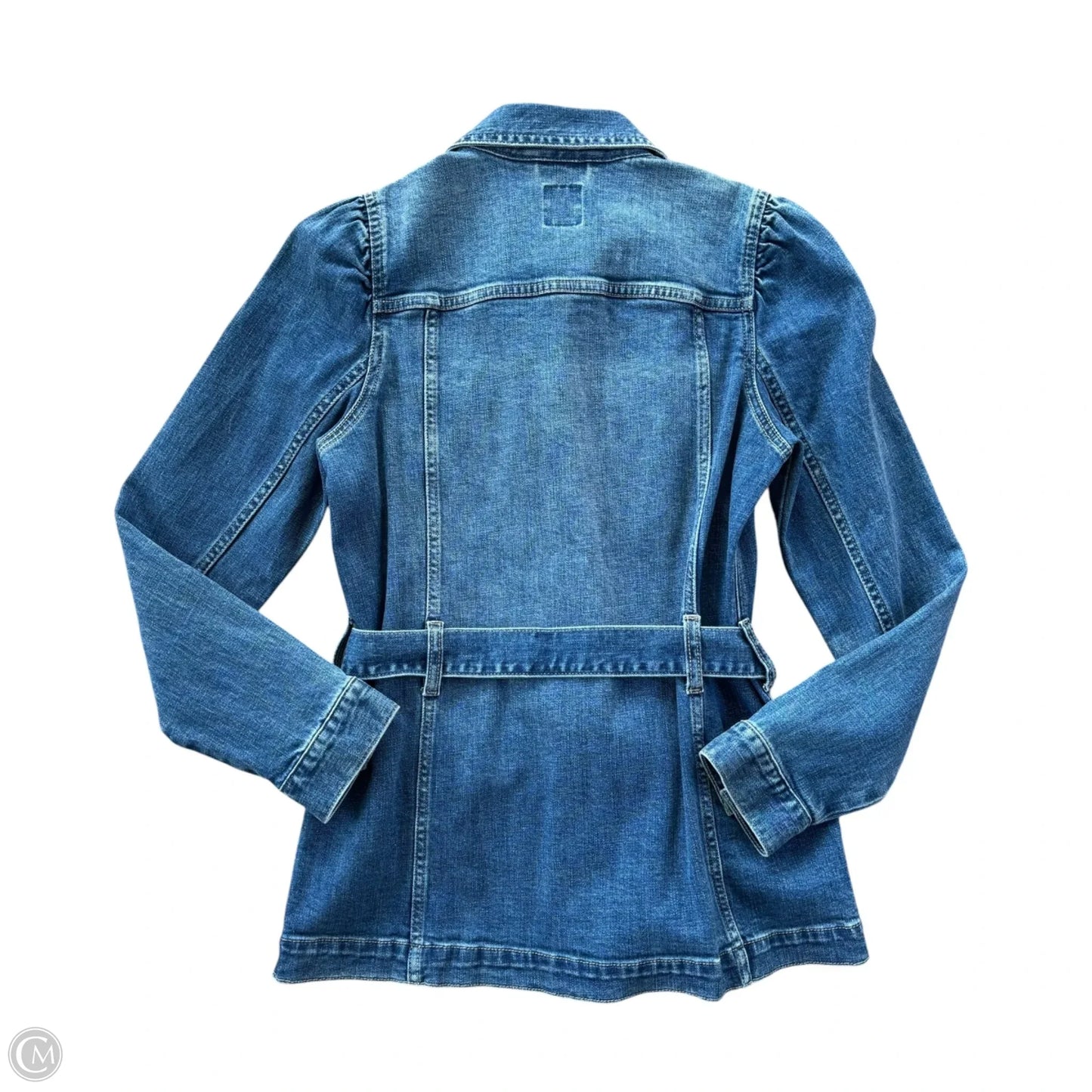 Jacket Denim By Gap In Blue Denim, Size: Xs