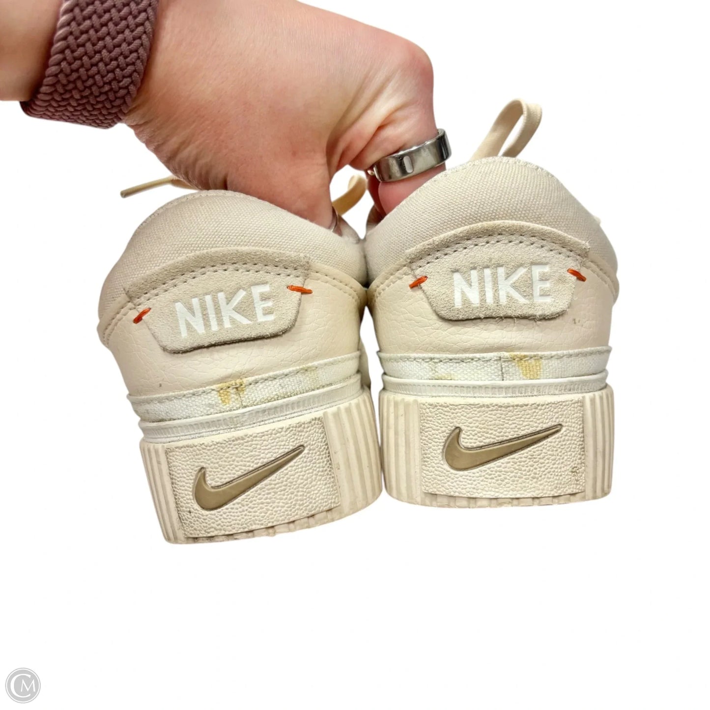 Shoes Sneakers Platform By Nike In Tan, Size: 8.5