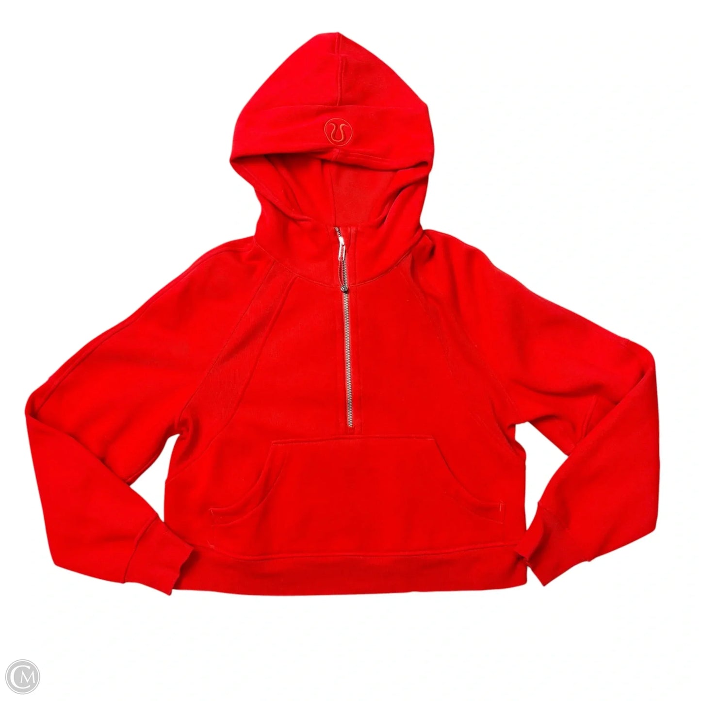 Athletic Sweatshirt Hoodie By Lululemon In Red, Size: S
