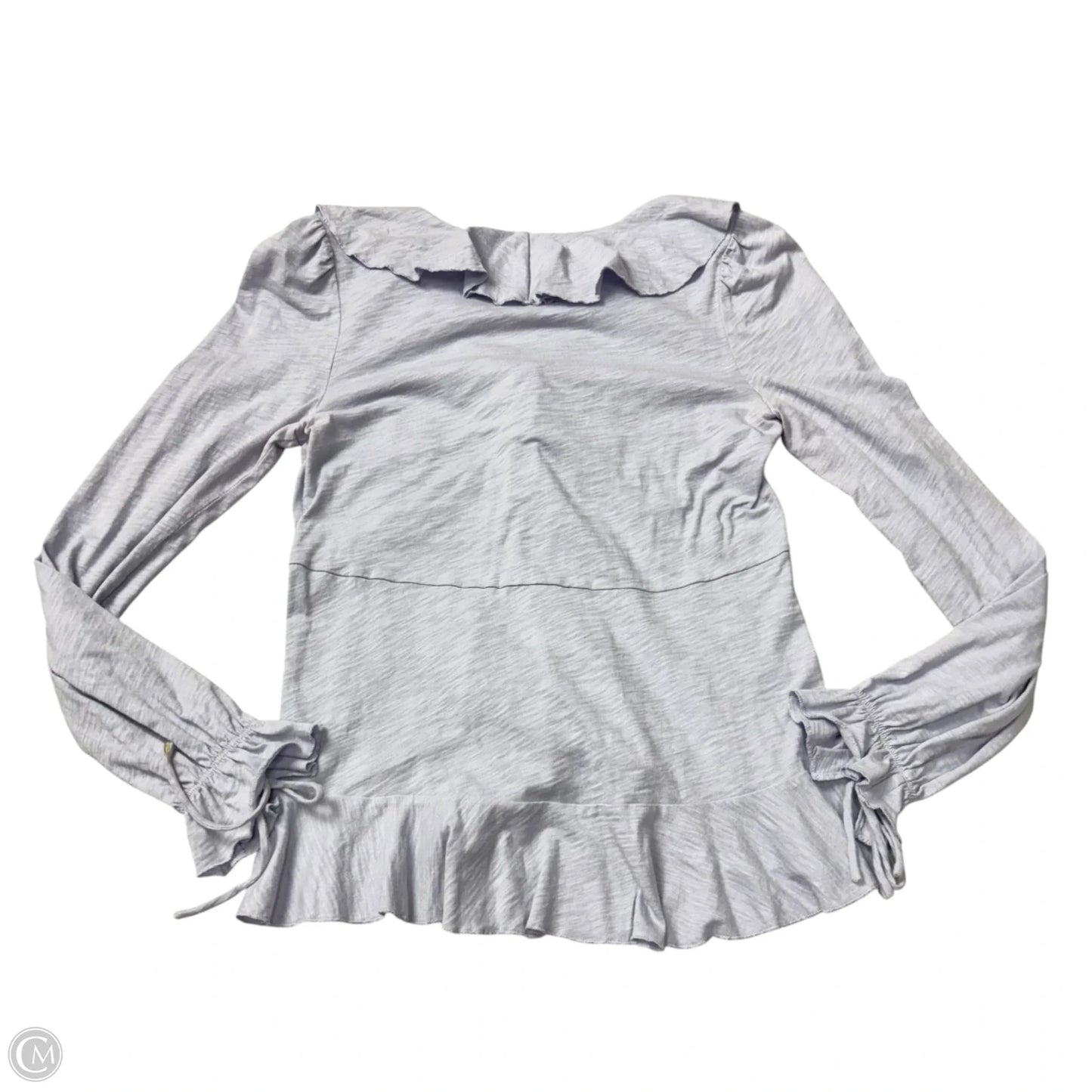 Top Long Sleeve By Anthropologie In Purple, Size: S
