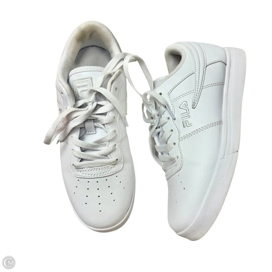 Shoes Sneakers By Fila In White, Size: 6.5