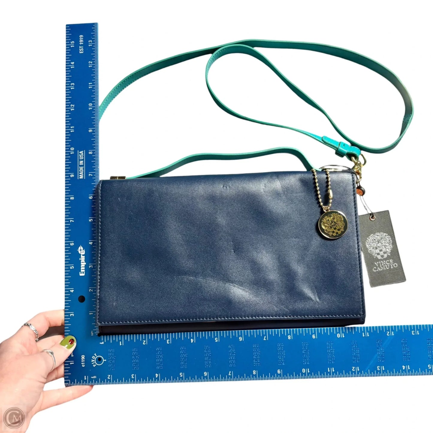 Crossbody Leather By Vince Camuto, Size: Medium