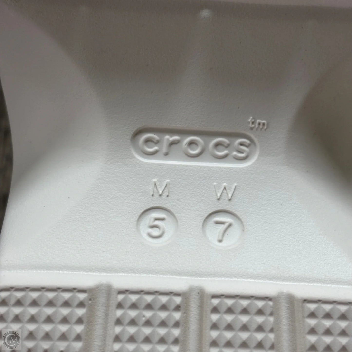 Shoes Heels Platform By Crocs In White, Size: 7