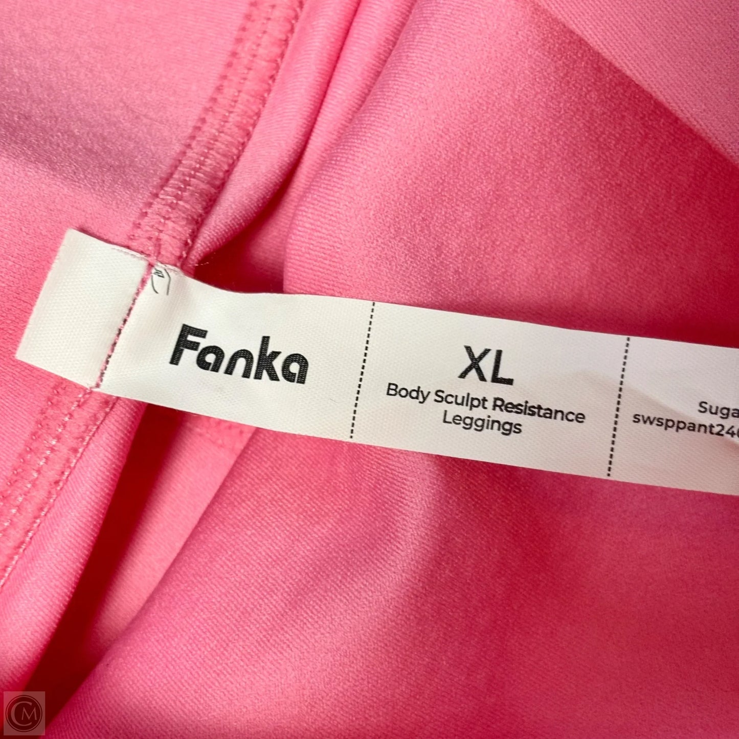 Athletic Leggings By Fanka In Pink, Size: Xl