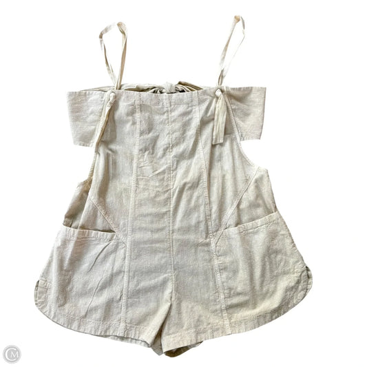 Romper By Free People In Cream, Size: M