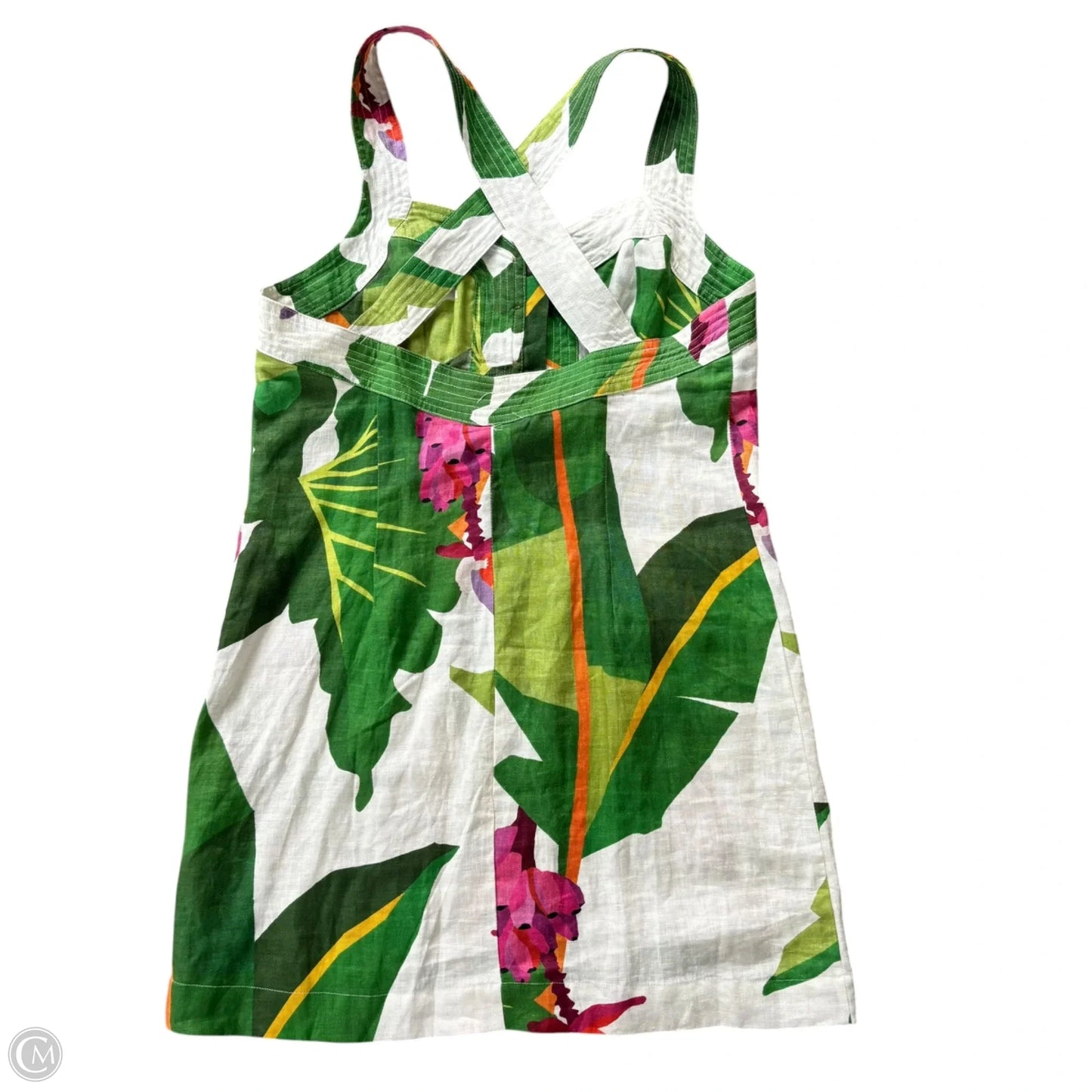 Dress Casual Short By Farm Rio In Tropical Print, Size: L