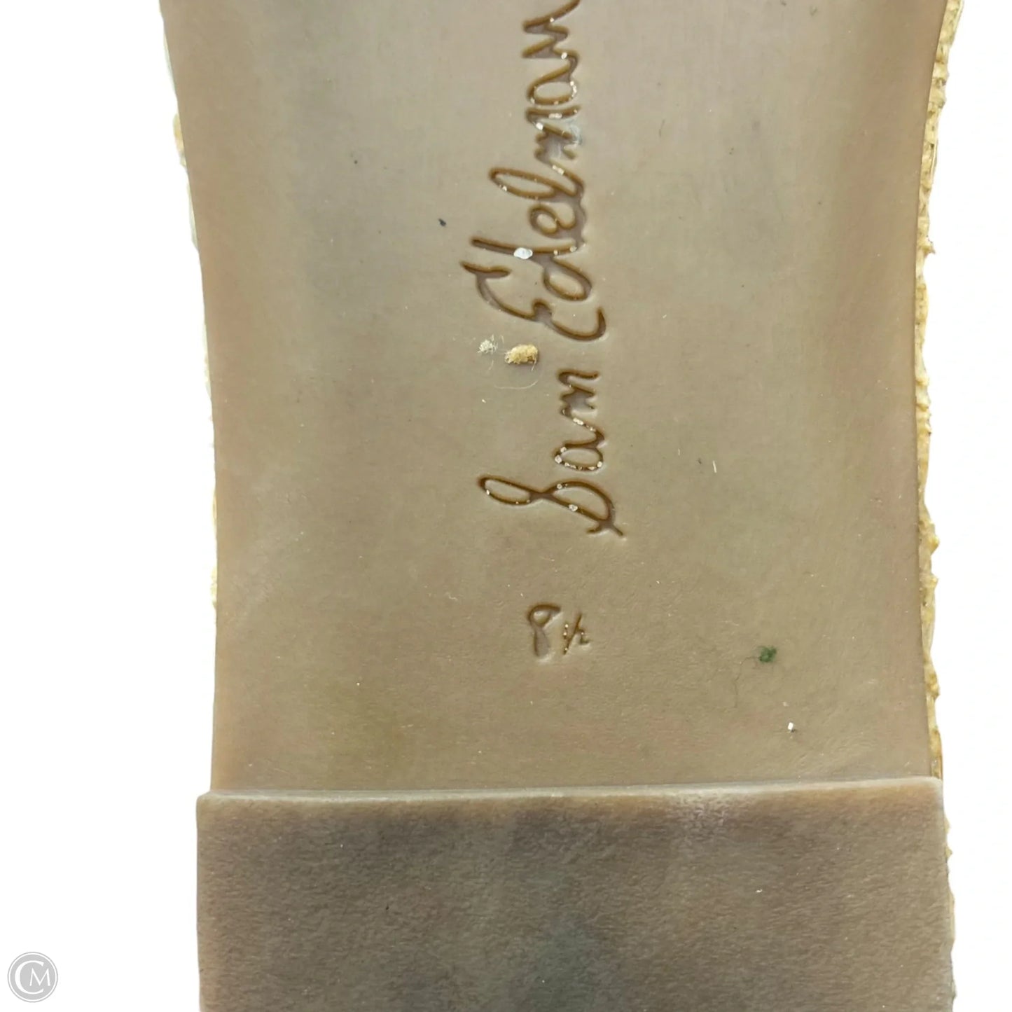Sandals Heels Wedge By Sam Edelman In Cream, Size: 8.5