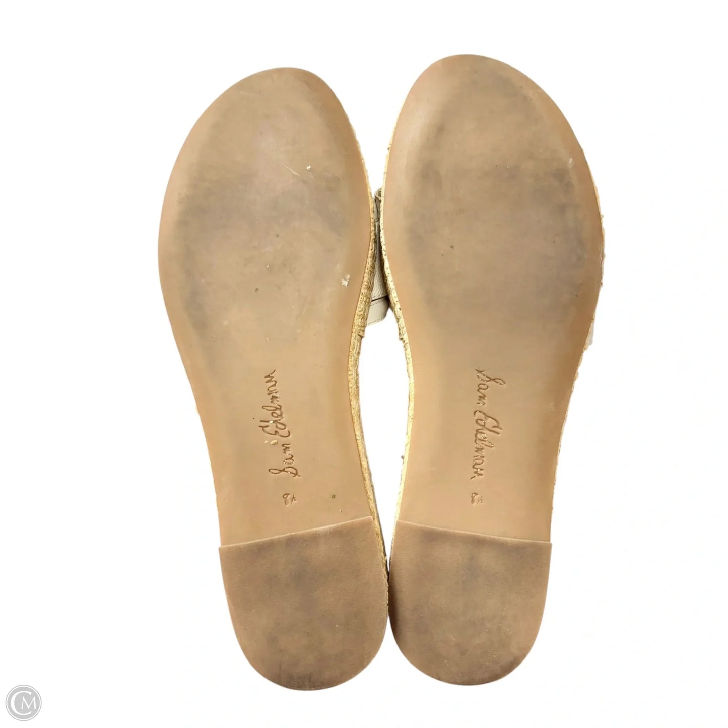 Sandals Heels Wedge By Sam Edelman In Cream, Size: 8.5