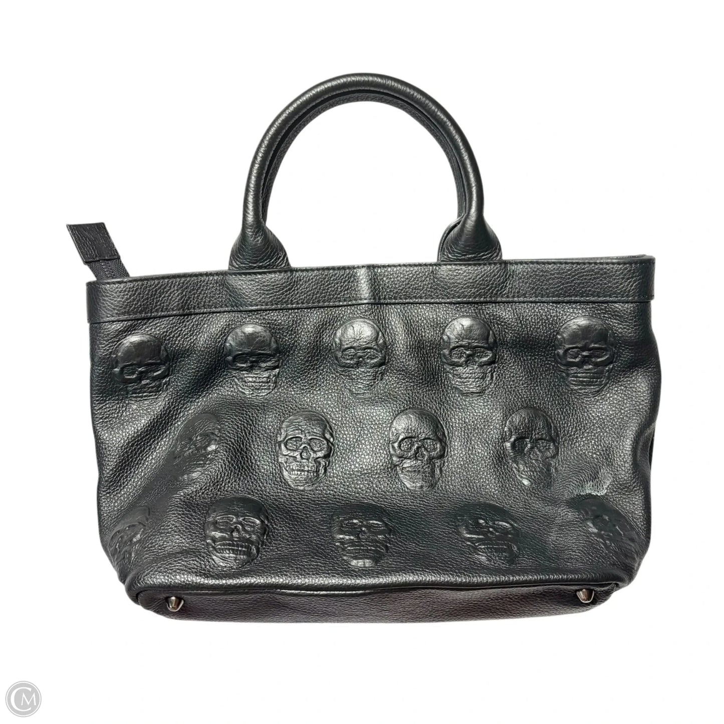 Handbag Leather By Lo Pelle Italia, Size: Medium