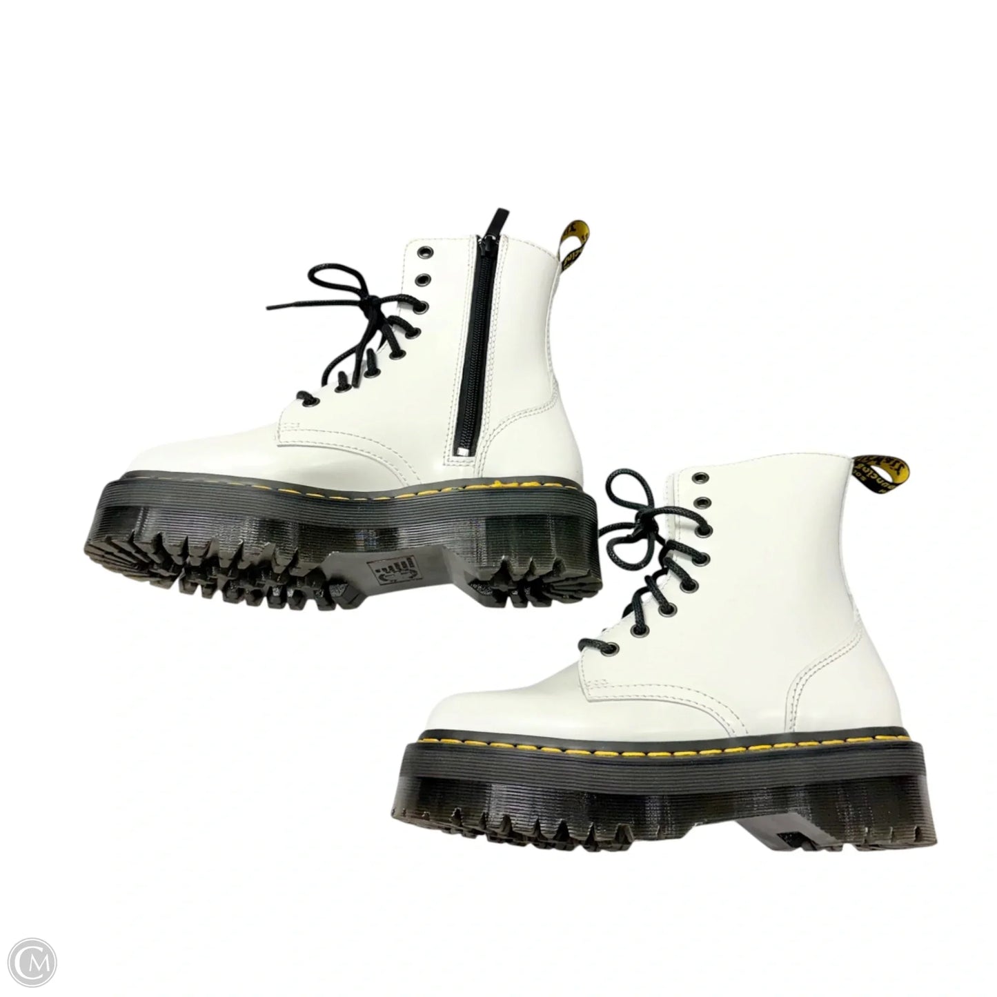Boots Leather By Dr Martens In White, Size: 7