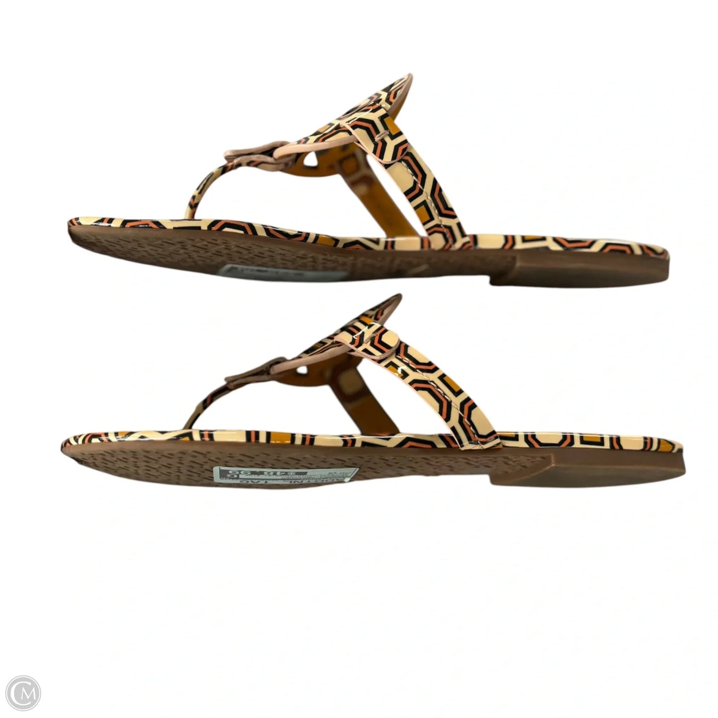 Sandals Designer By Tory Burch In Geometric Pattern, Size: 10