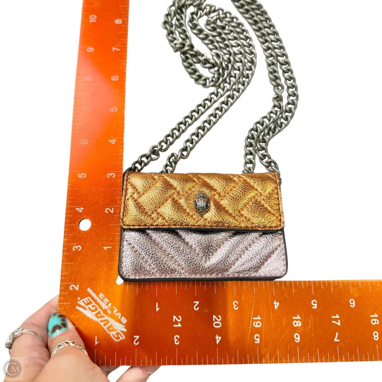 Crossbody Leather By Kurt Geiger London, Size: Small