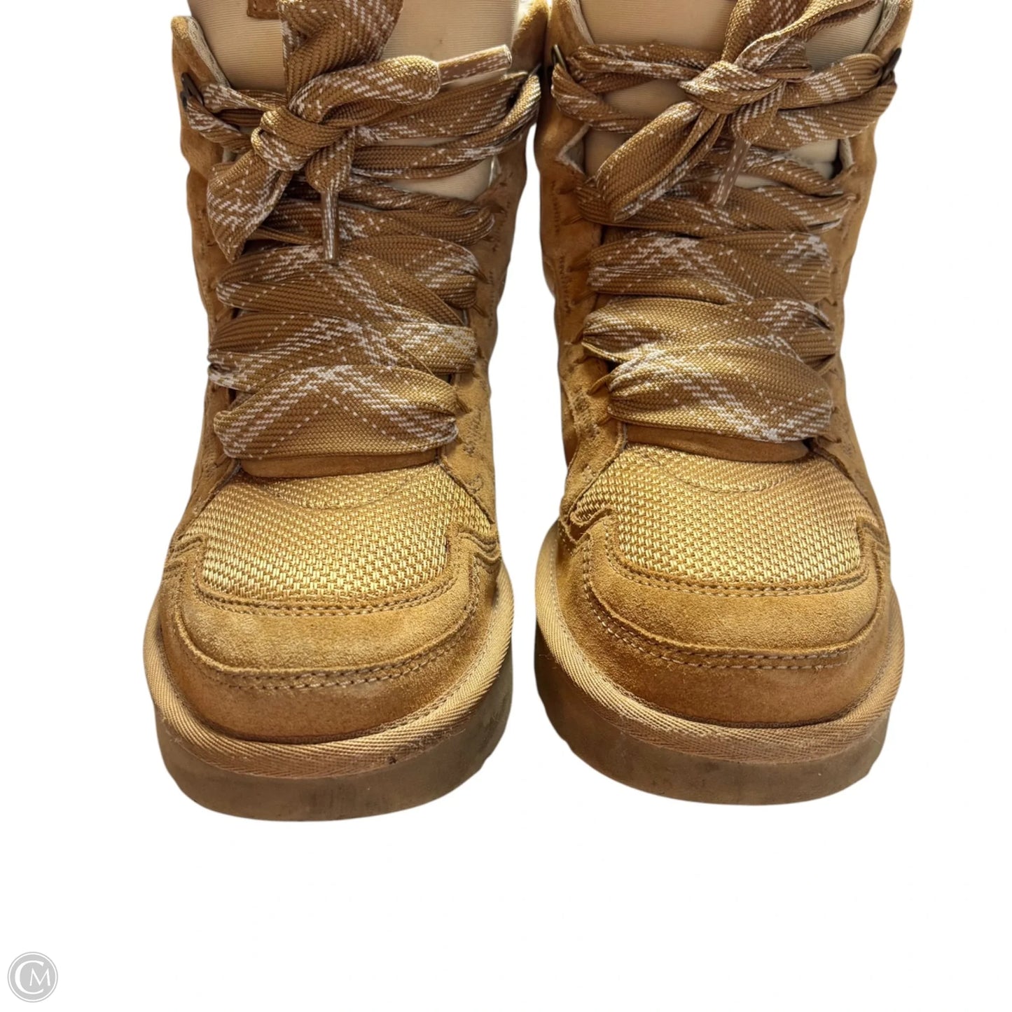 Boots Designer By Ugg In Brown, Size: 10
