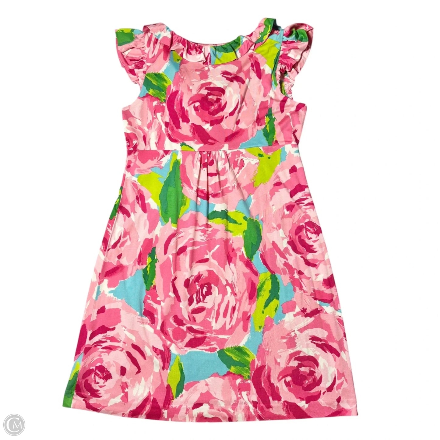 Dress Designer By Lilly Pulitzer In Floral Print, Size: L