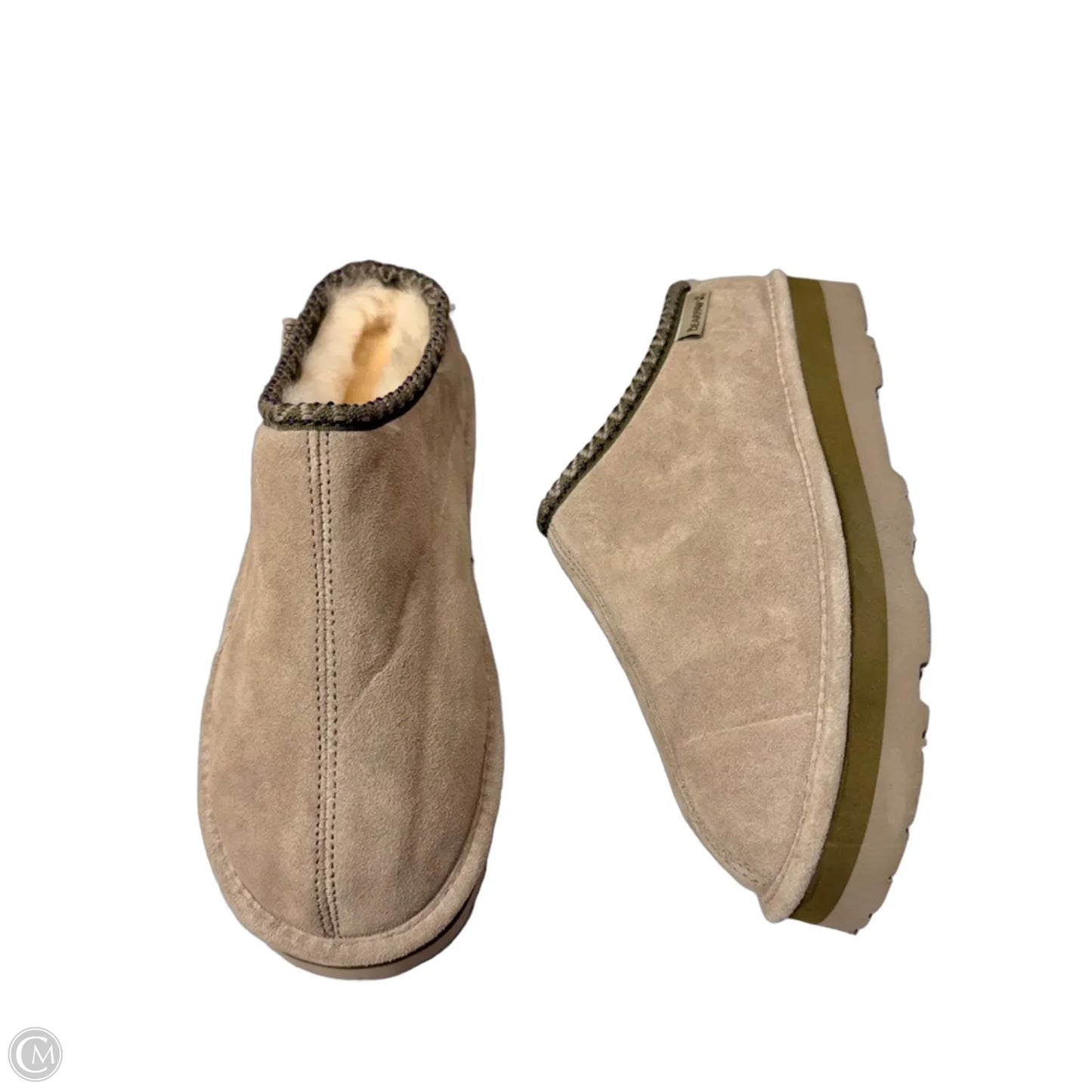 Slippers By Bearpaw In Taupe, Size: 10