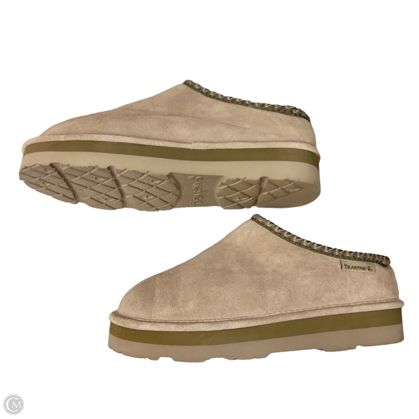Slippers By Bearpaw In Taupe, Size: 10