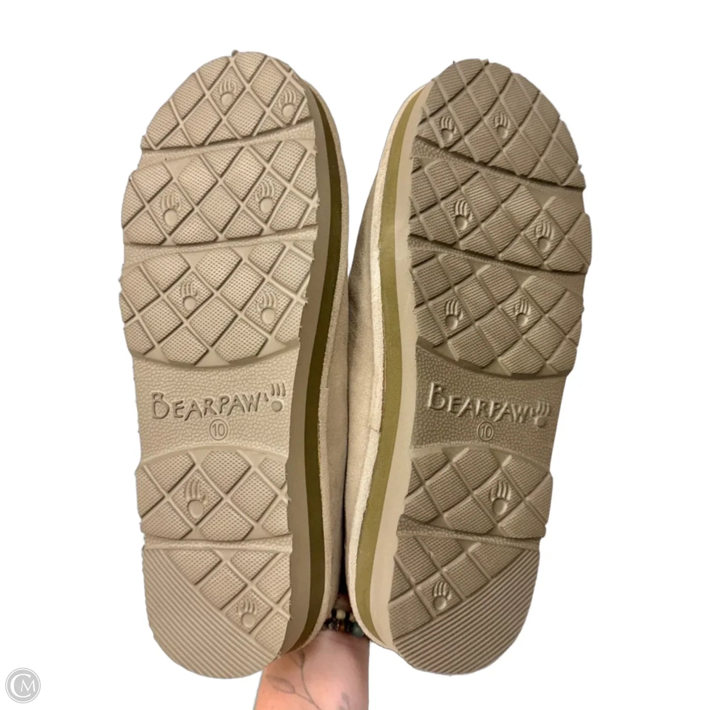 Slippers By Bearpaw In Taupe, Size: 10