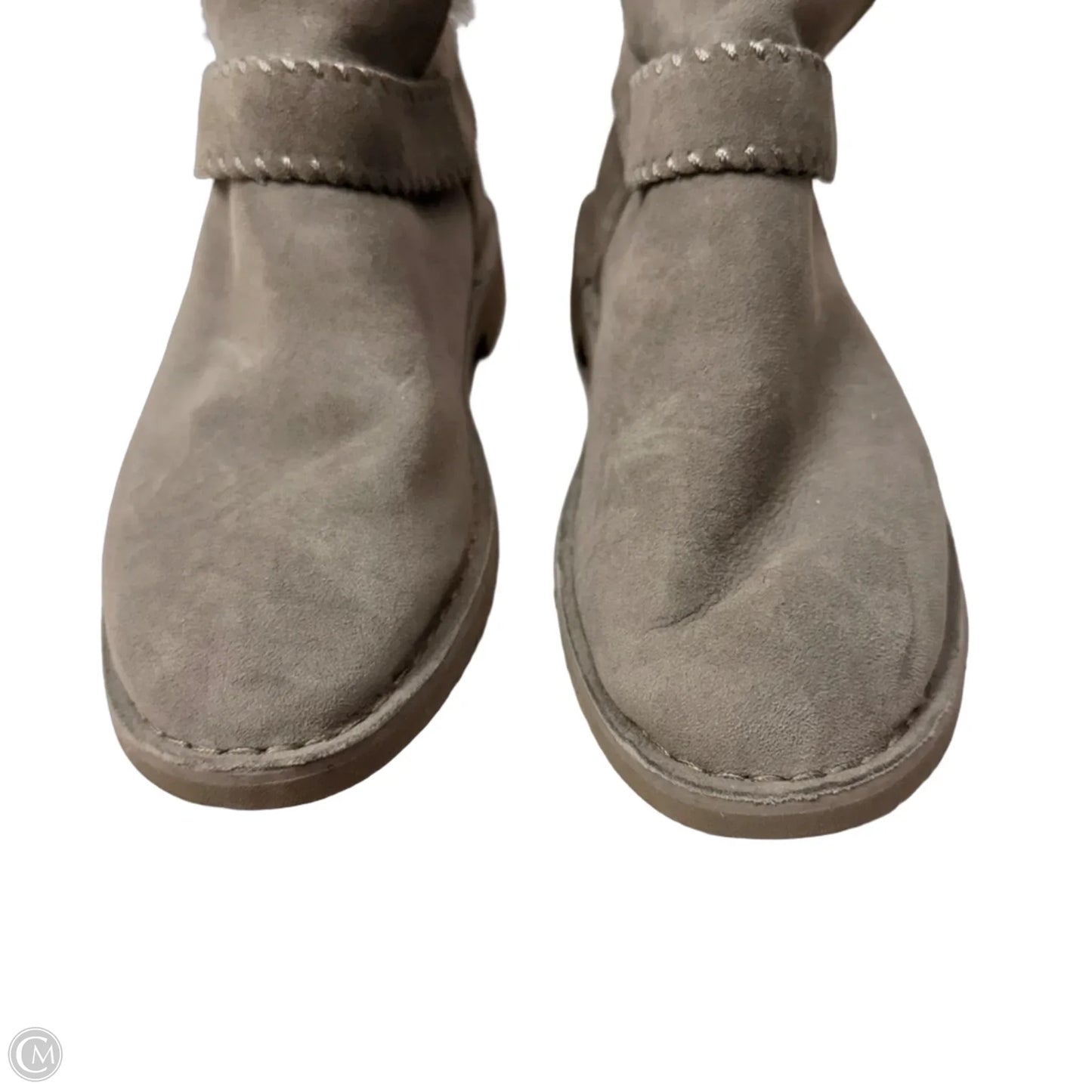Boots Designer By Ugg In Grey, Size: 10