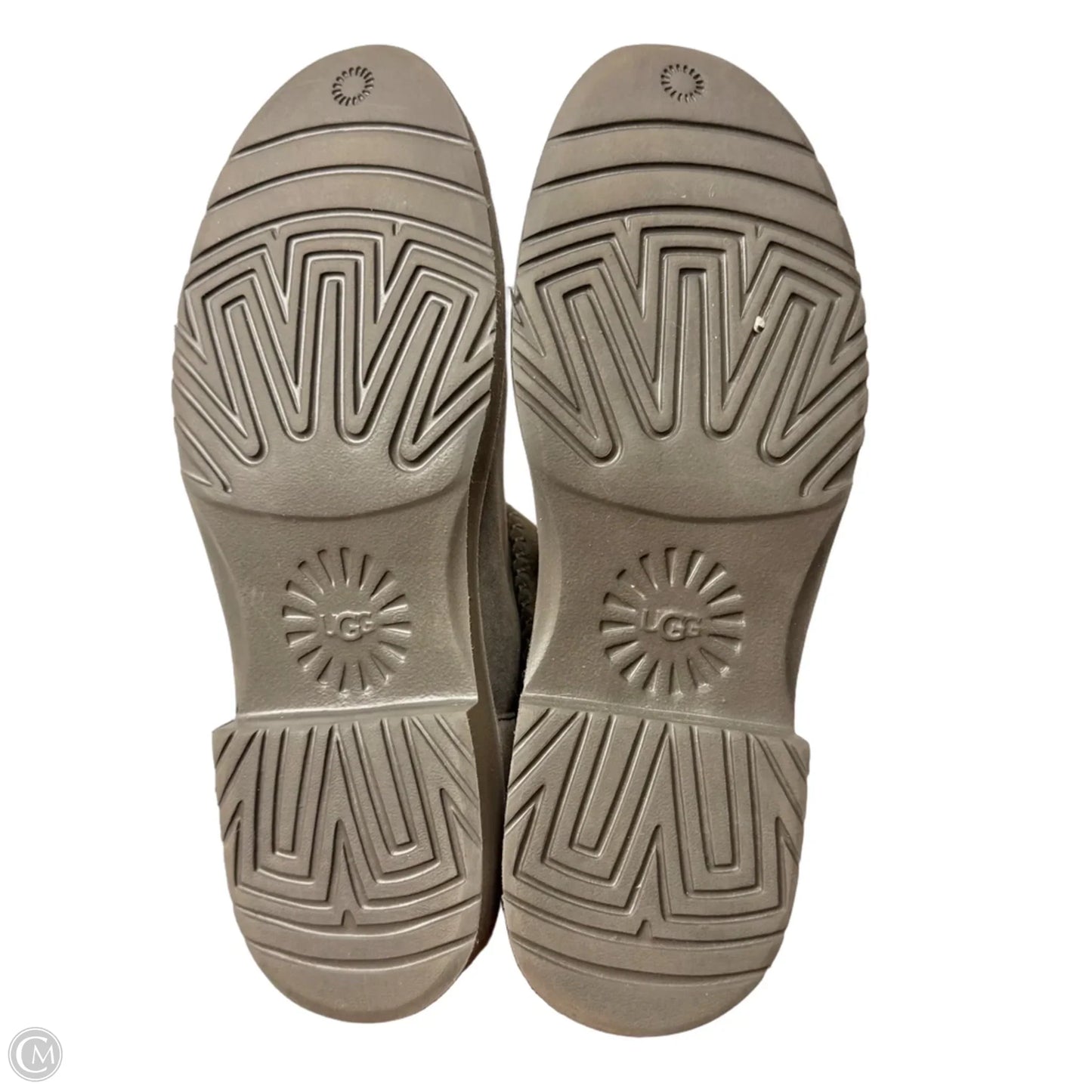 Boots Designer By Ugg In Grey, Size: 10