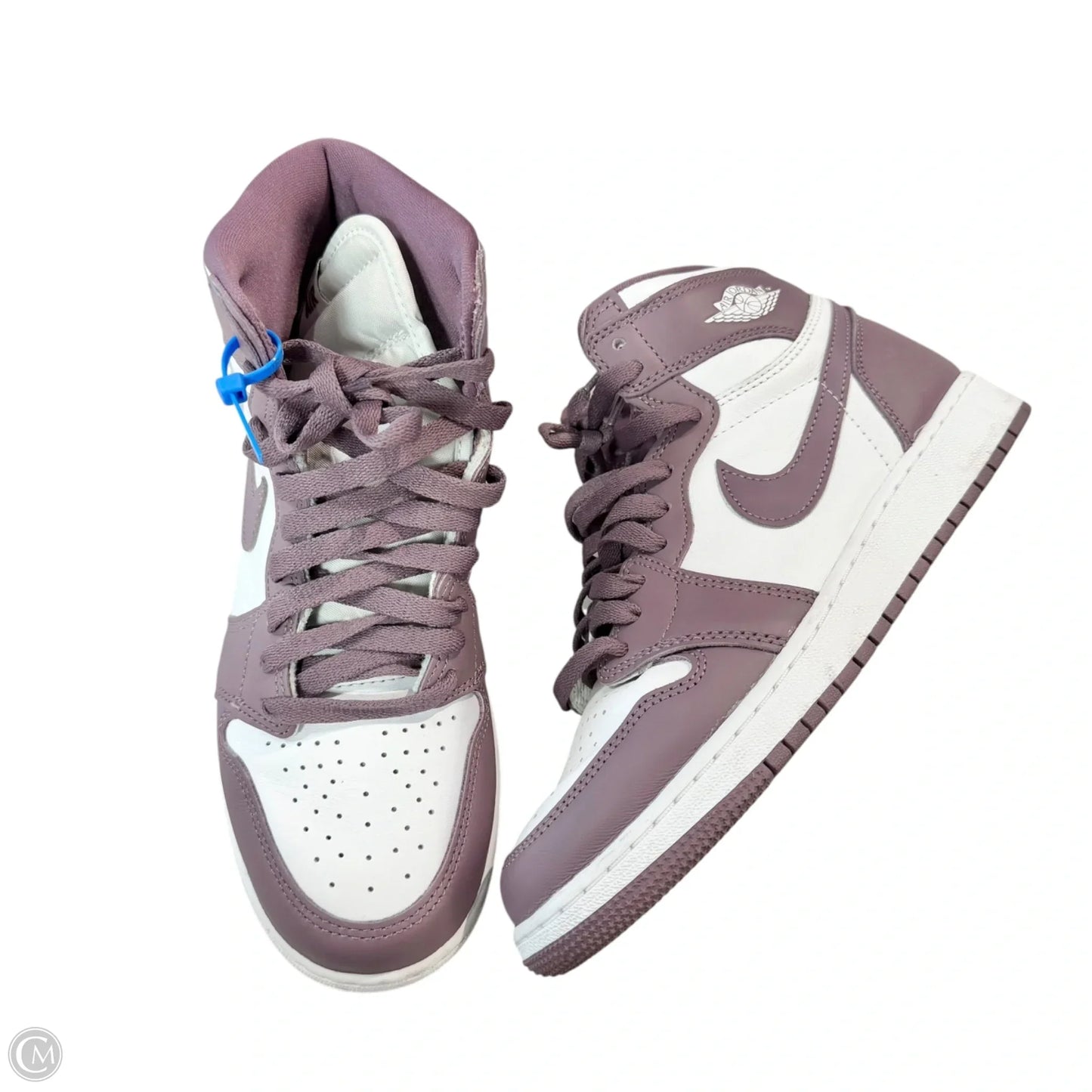 Shoes Luxury Designer By Jordan In Purple & White, Size: 9