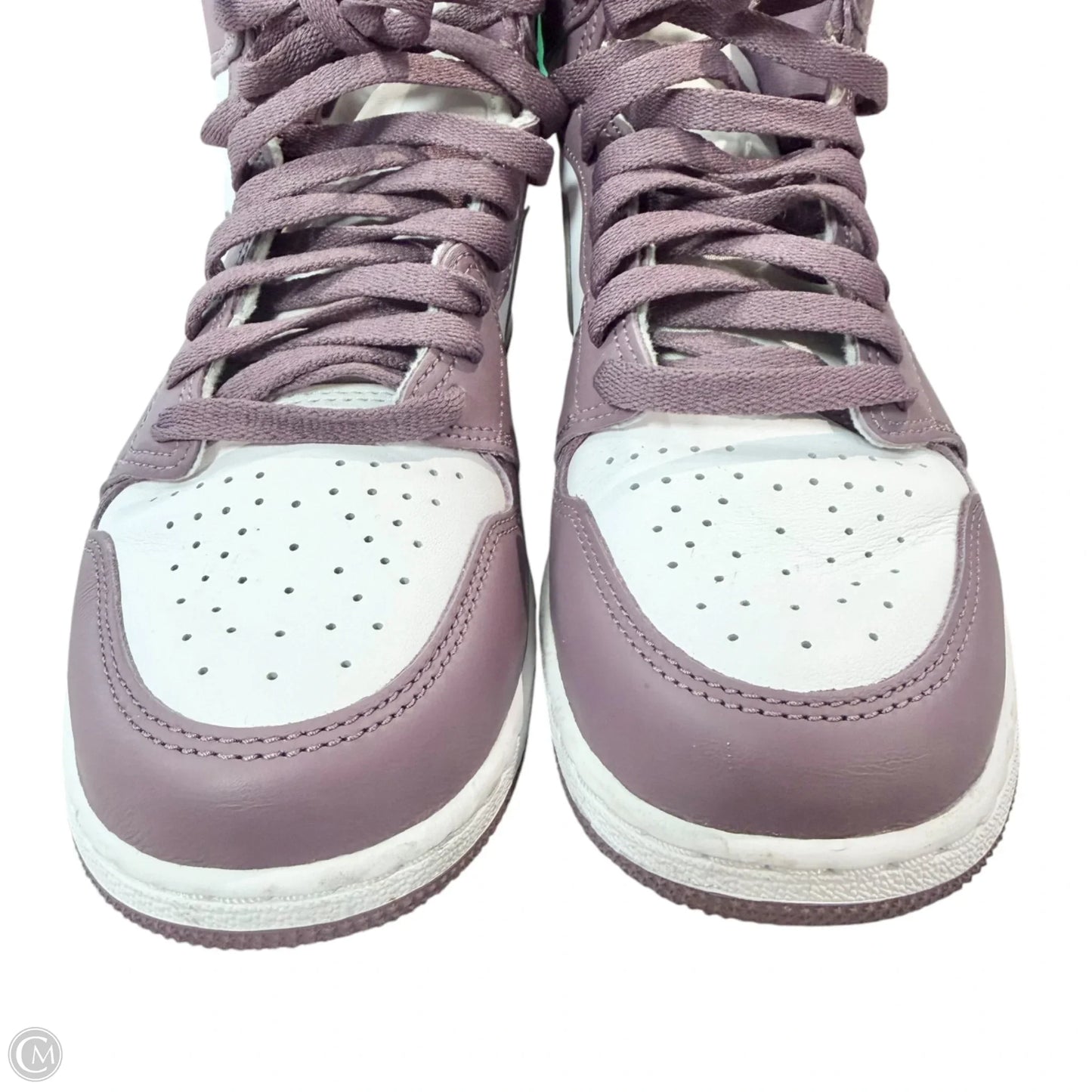 Shoes Luxury Designer By Jordan In Purple & White, Size: 9