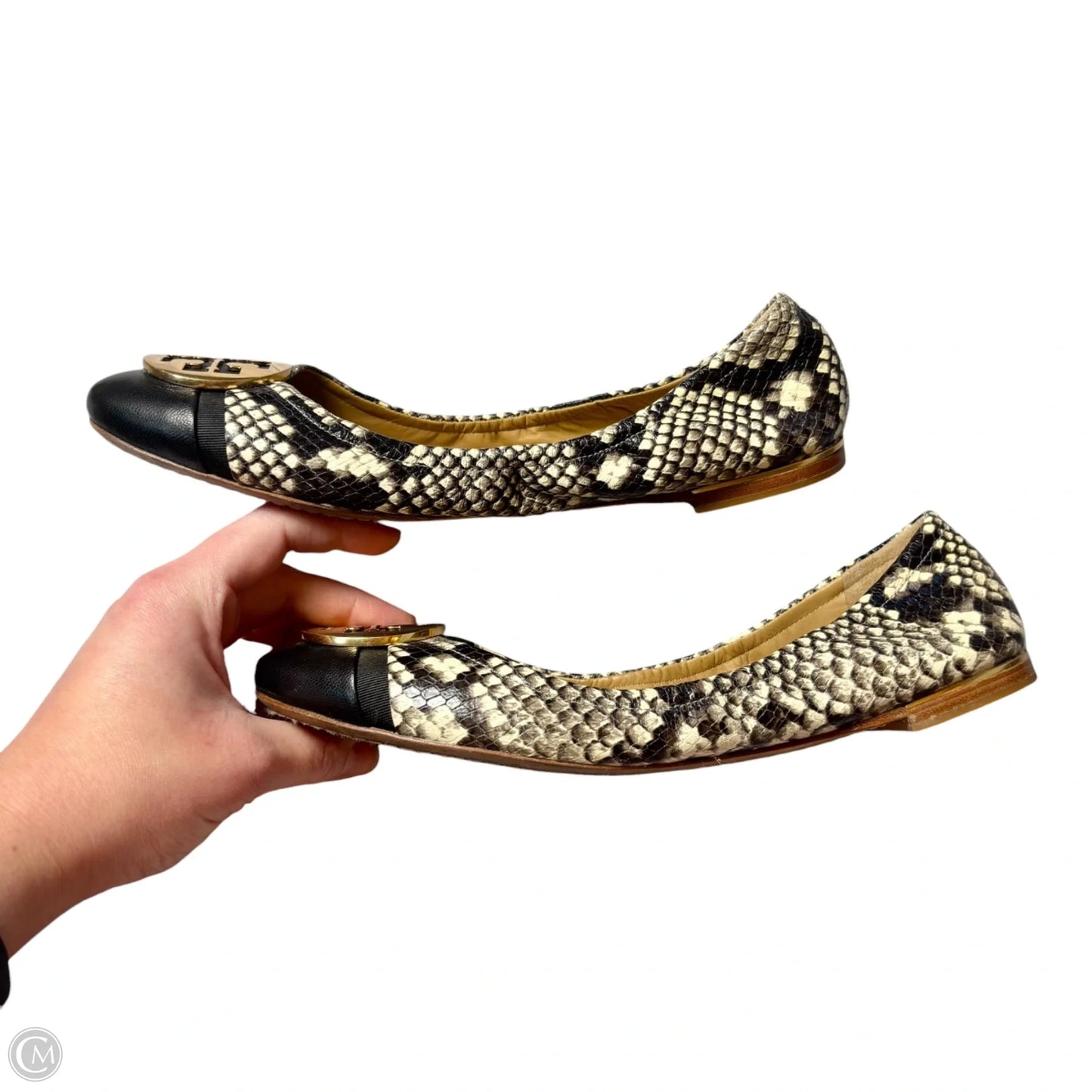 Shoes Designer By Tory Burch In Snakeskin Print, Size: 9